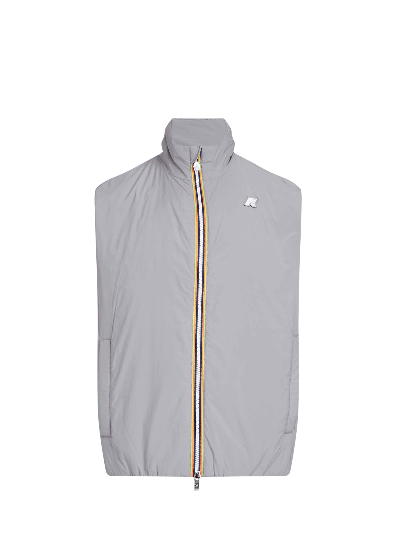 Veste sans manche à logo K-WAY Gris
