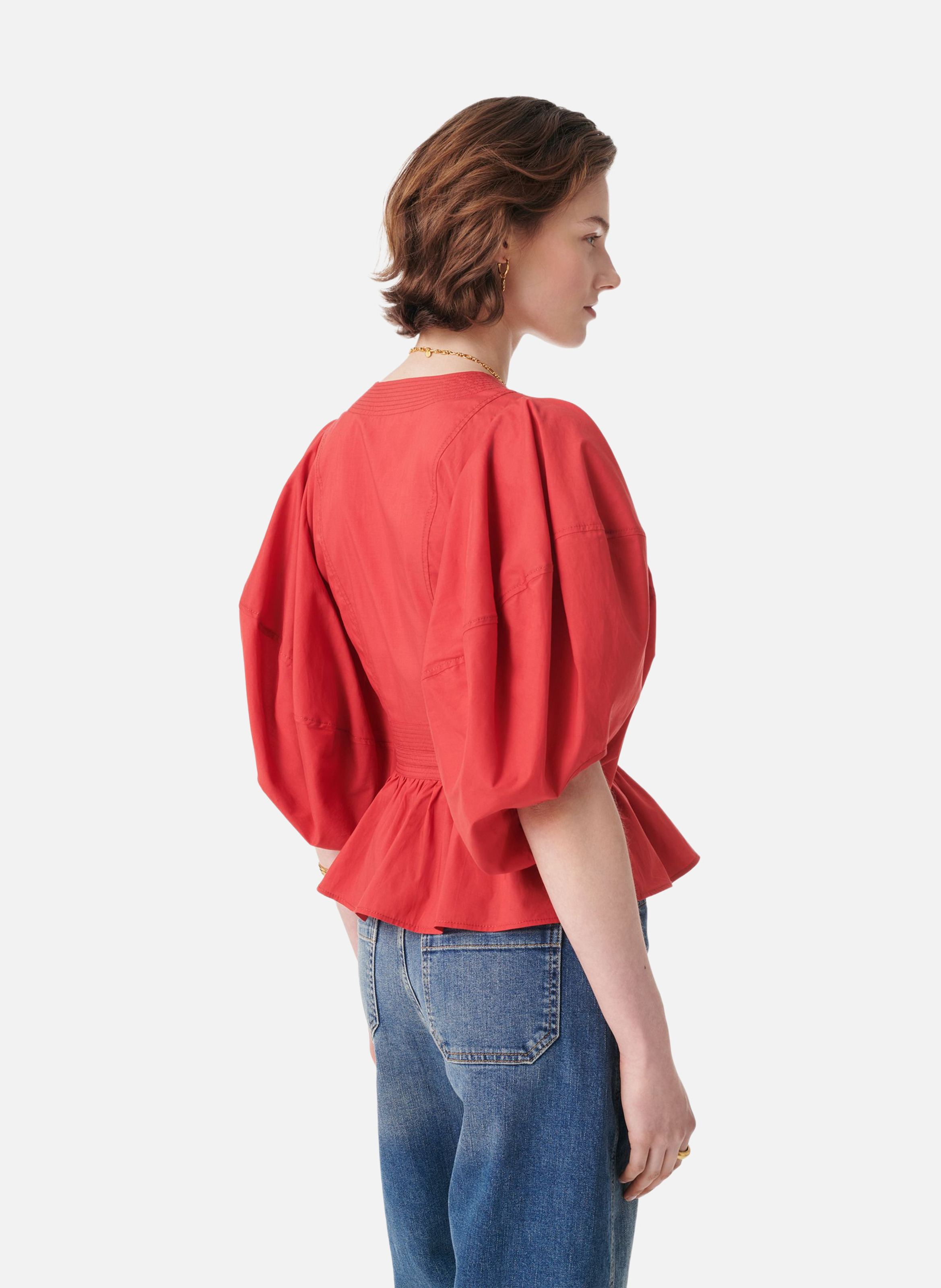 Blouse gunner VANESSA BRUNO Rouge