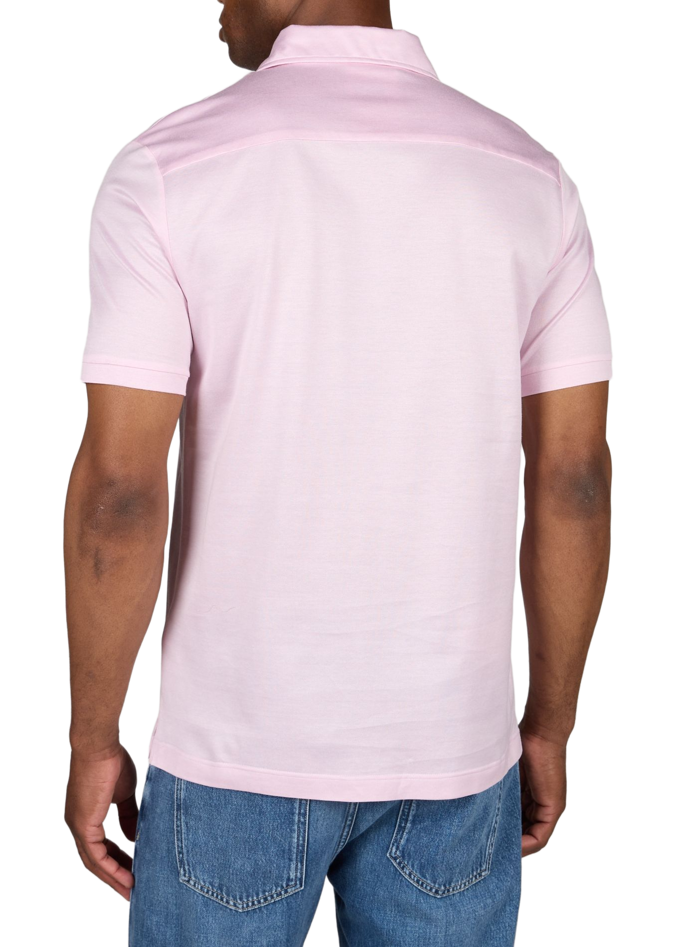 Polo manches courtes en coton ETON Rose