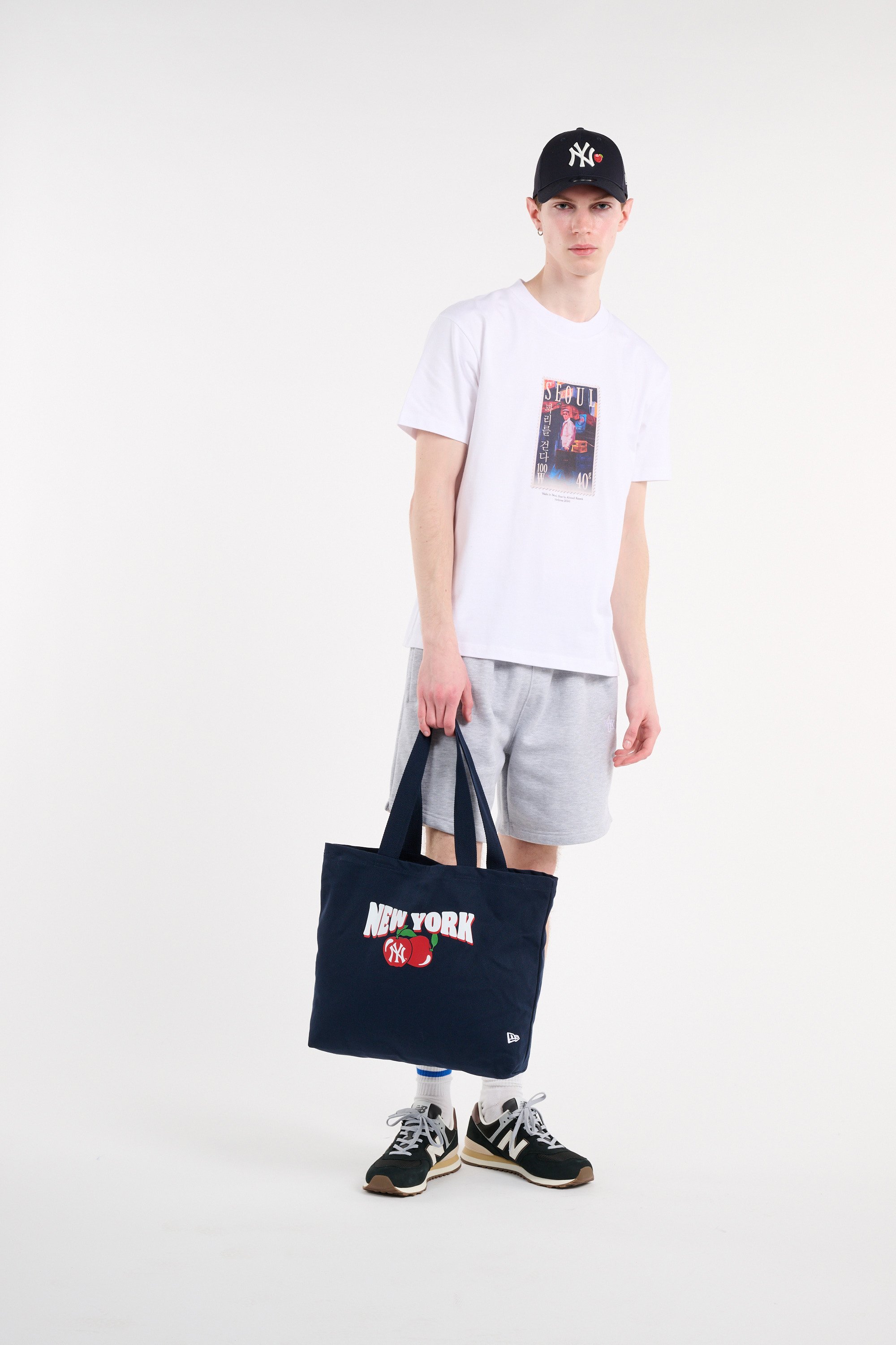 Tote bag mlb fruit tote NEW ERA Bleu