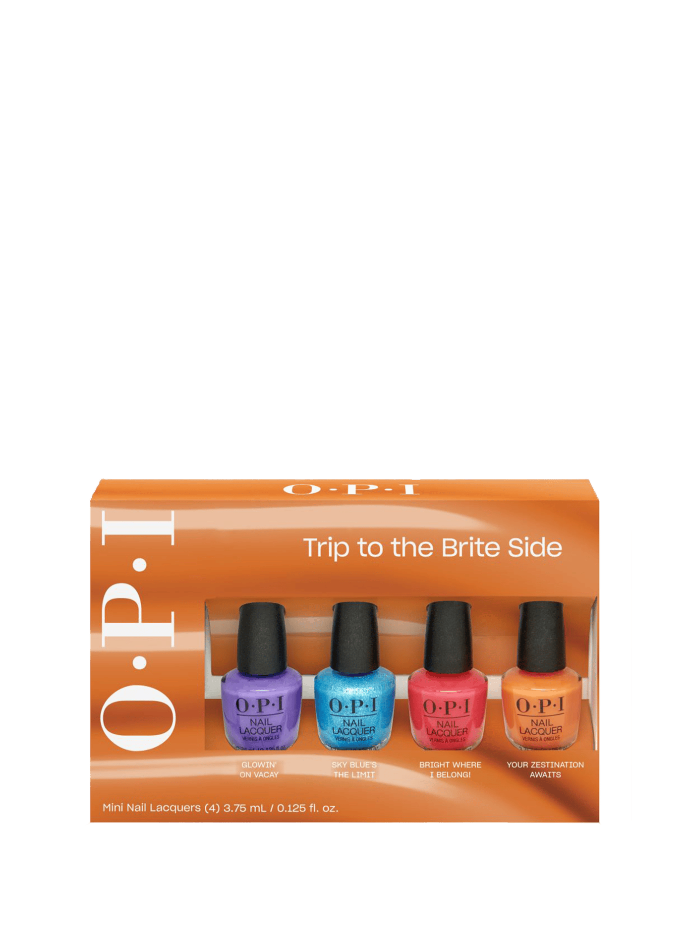 Coffret de 4 minis vernis à ongles - Glowin' on Vacay, Sky Blue's the Limit, Bright Where I Belong!, Your Zestination Awaits OPI No color