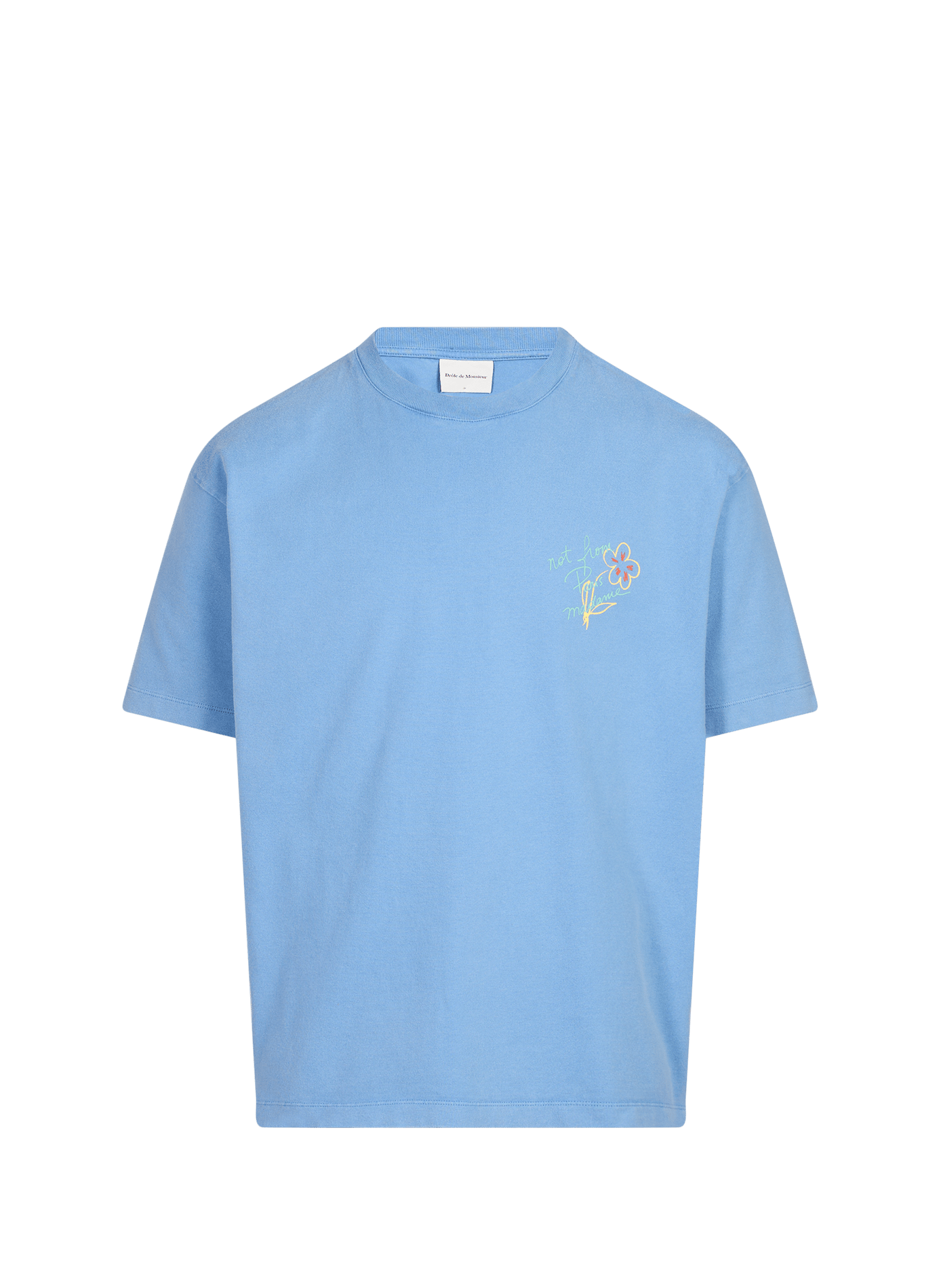 Cotton T-shirt DROLE DE MONSIEUR Blue