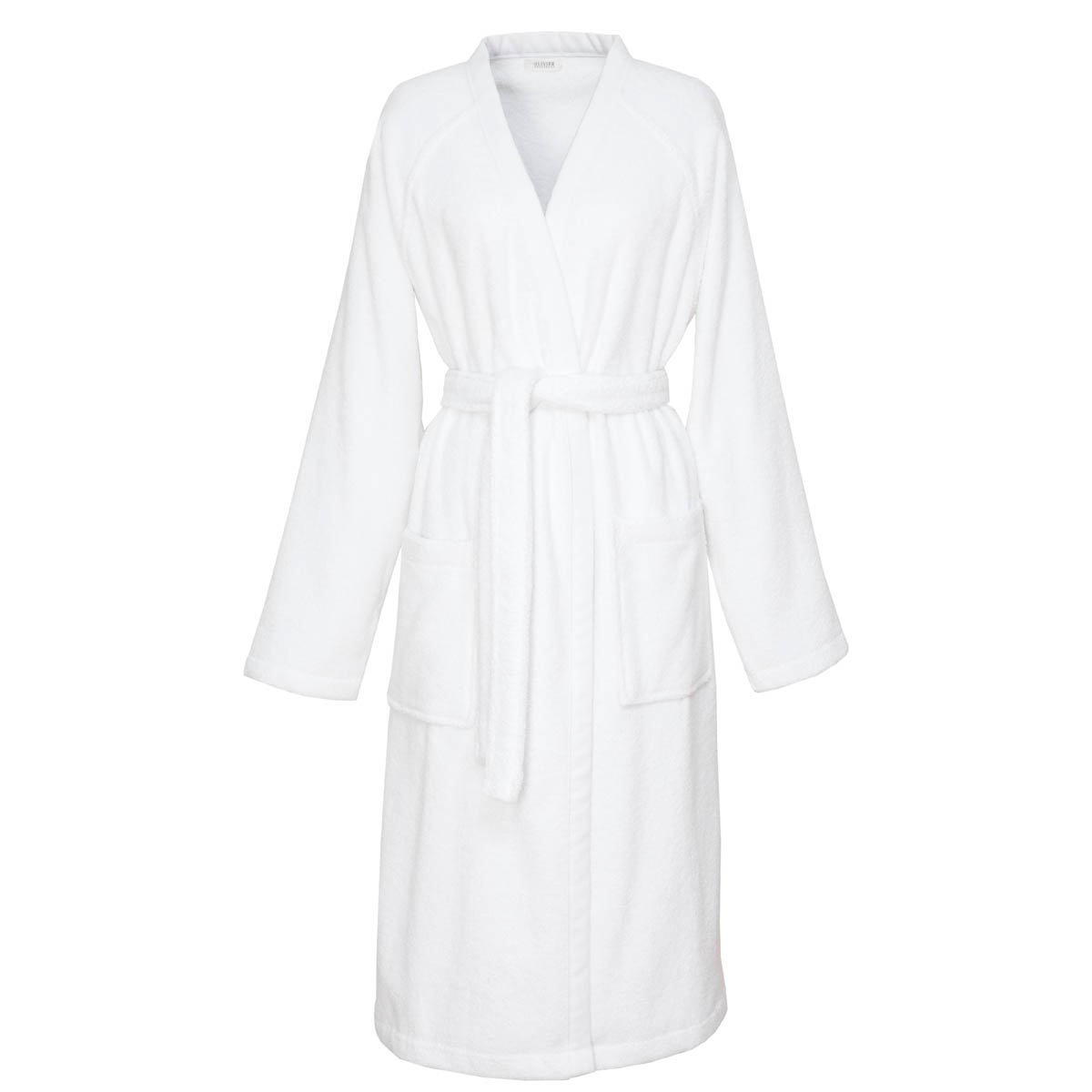 Peignoir long en coton, ma douce DESFORGES Blanc