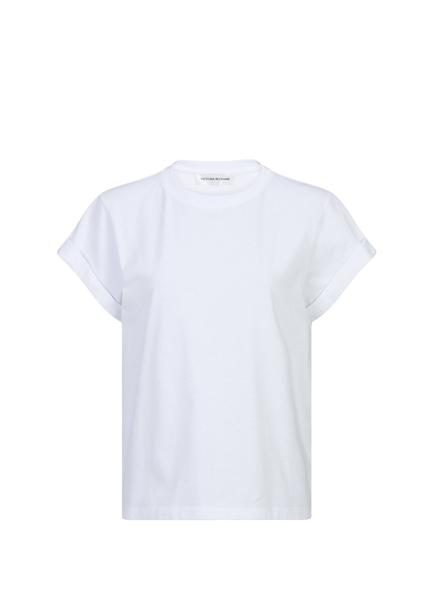 Straight cotton t-shirt VICTORIA BECKHAM White