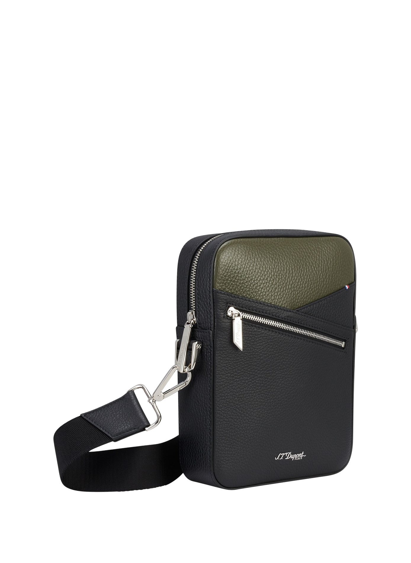 Sac à bandoulière Neo en cuir  S.T. DUPONT Vert