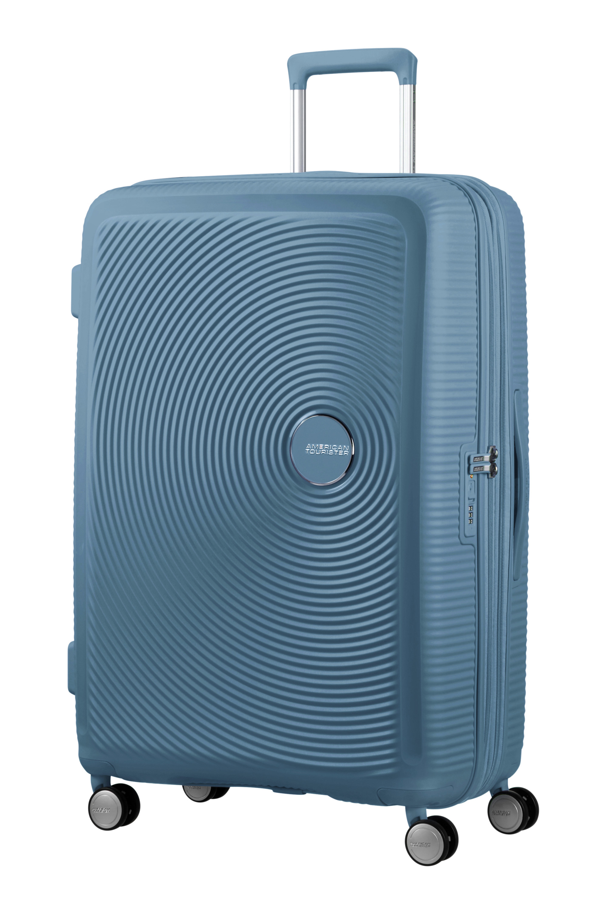 Soundbox valise 4 roues taille l  Stone blue