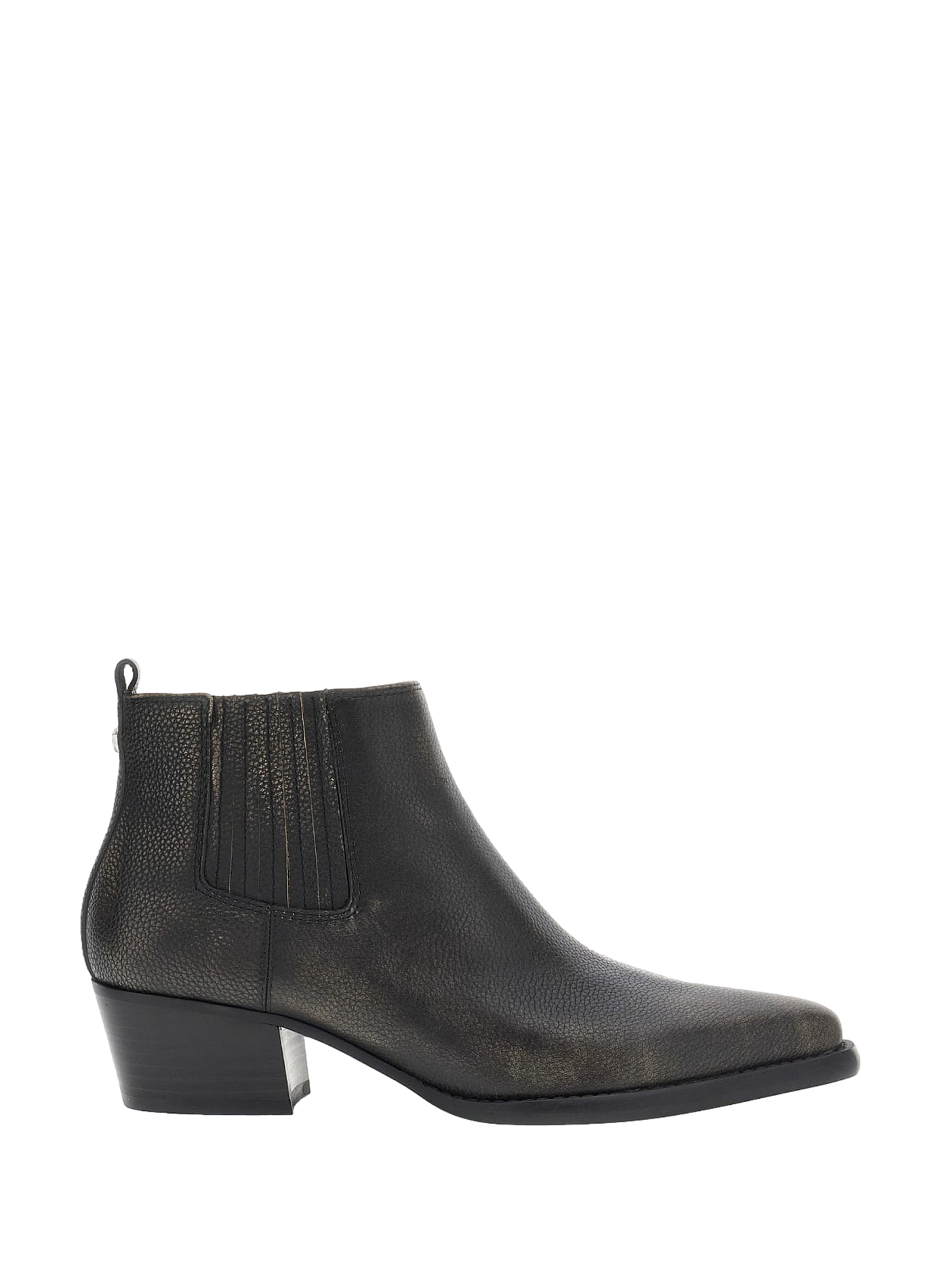 Leather ankle boots GUESS Black