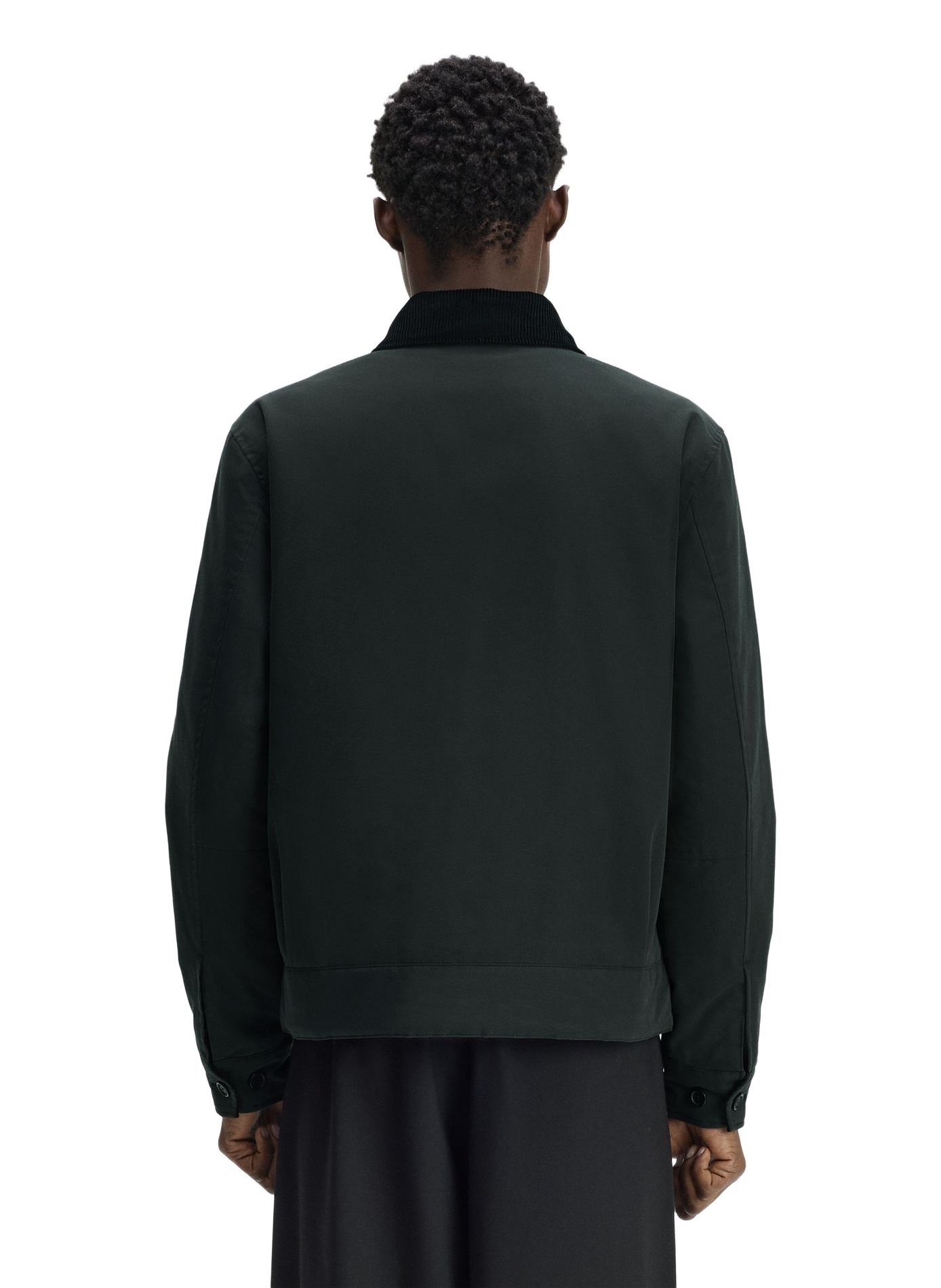 Blouson en coton mélangé | Vert FRED PERRY Homme