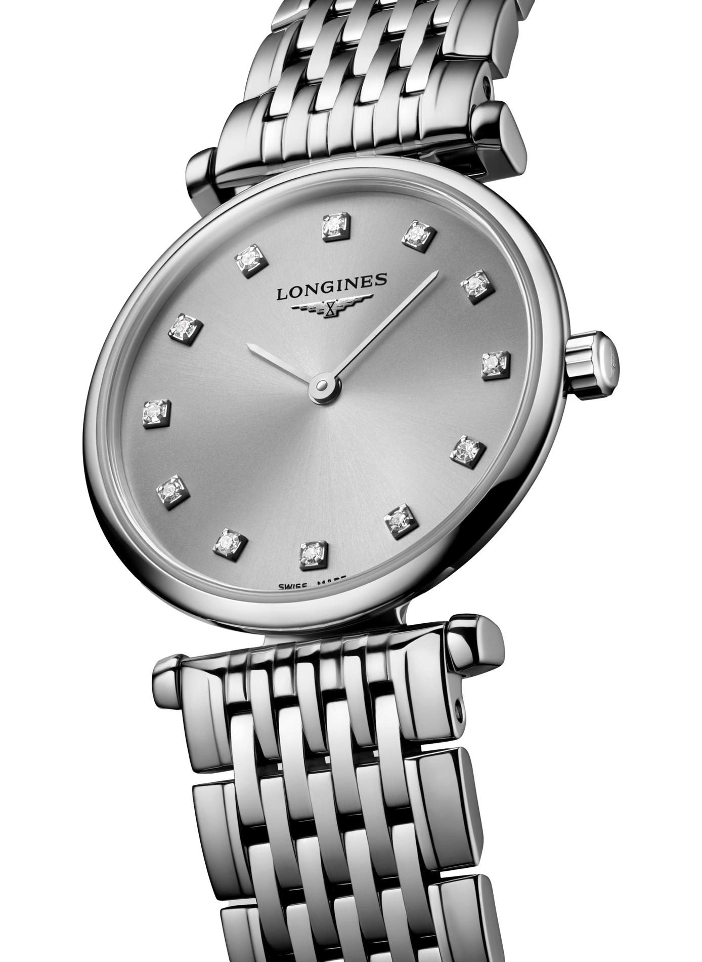 Montre quartz La Grande Classique en acier inoxydable LONGINES Blanc