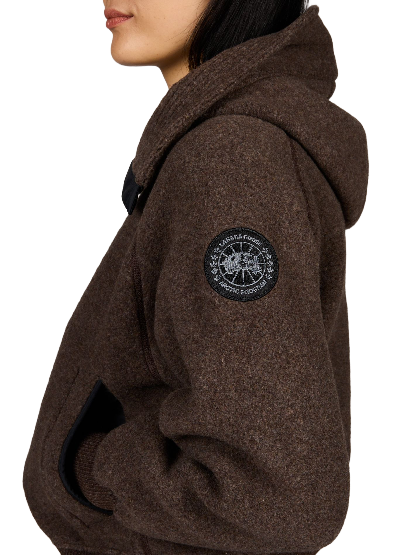 Kapuzenjacke Chilliwak aus Wollmischung CANADA GOOSE Braun