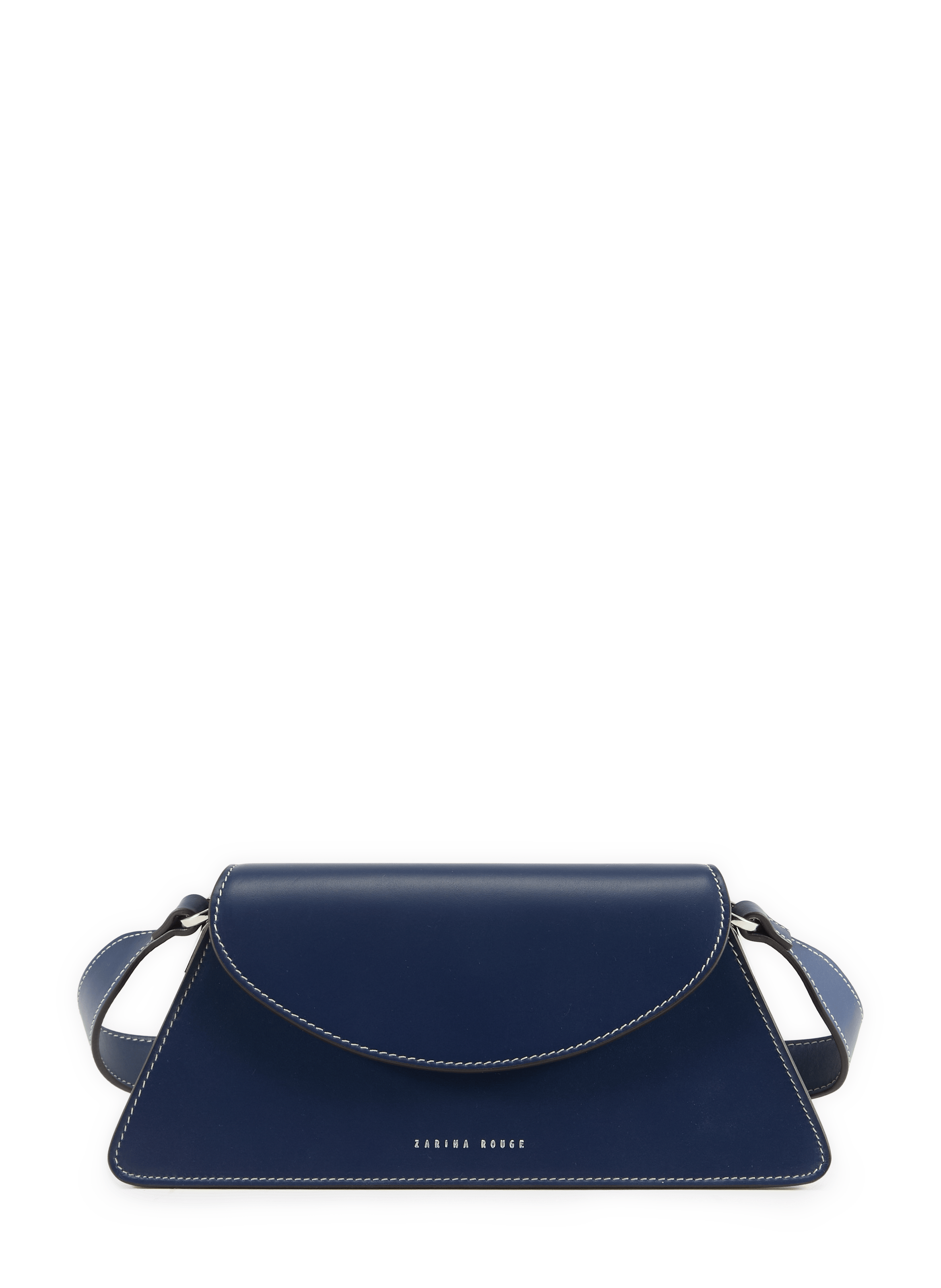 Rosie leather crossbody bag ZARINA ROUGE Blue