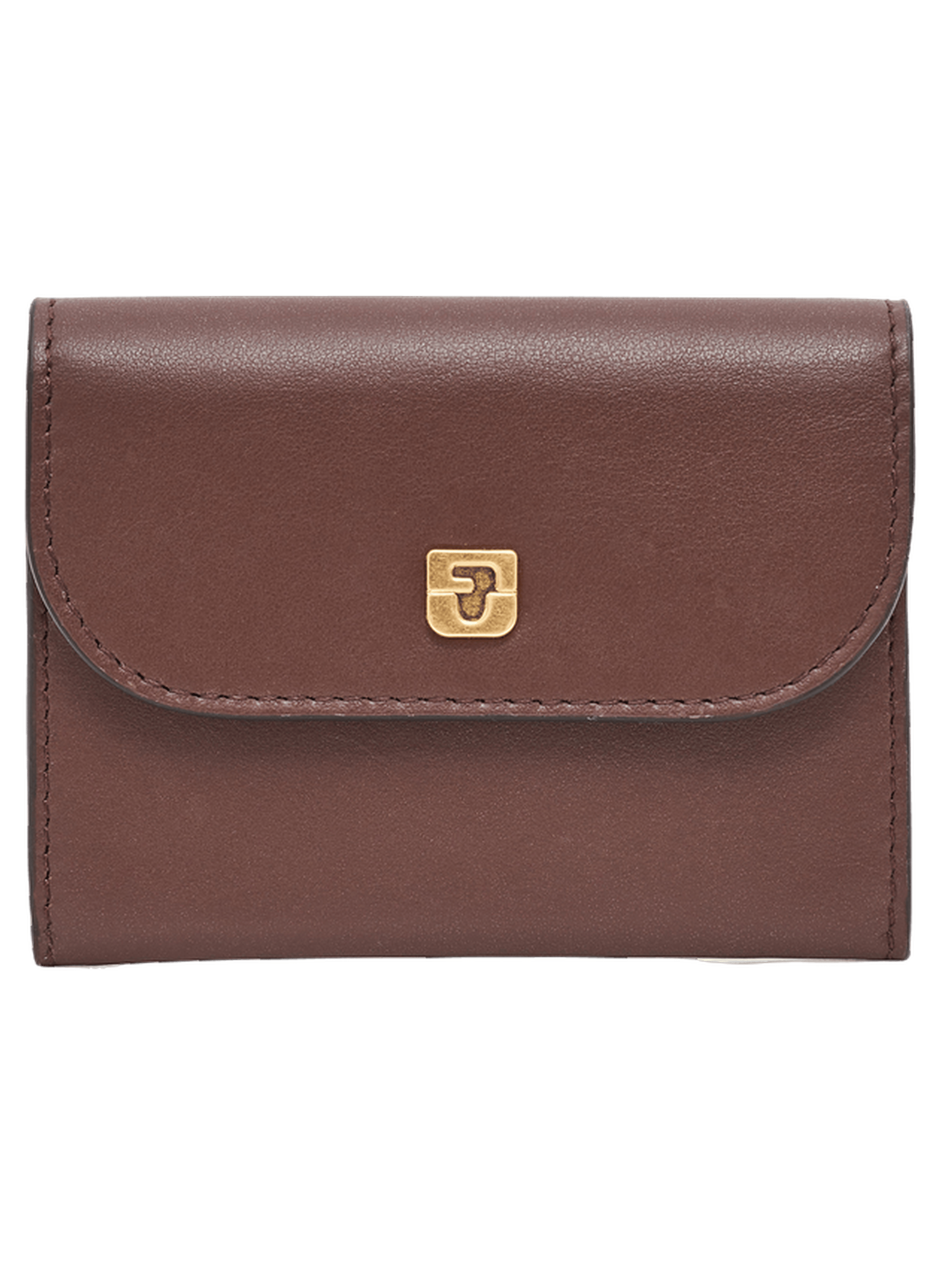 Mini portefeuille en cuir - xs  Marron