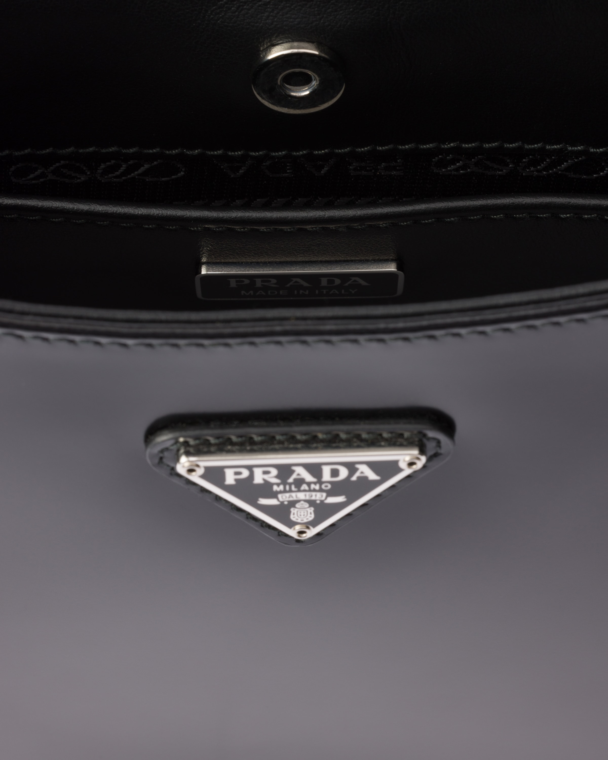 Sac porté épaule prada cleo en cuir brossé PRADA Noir