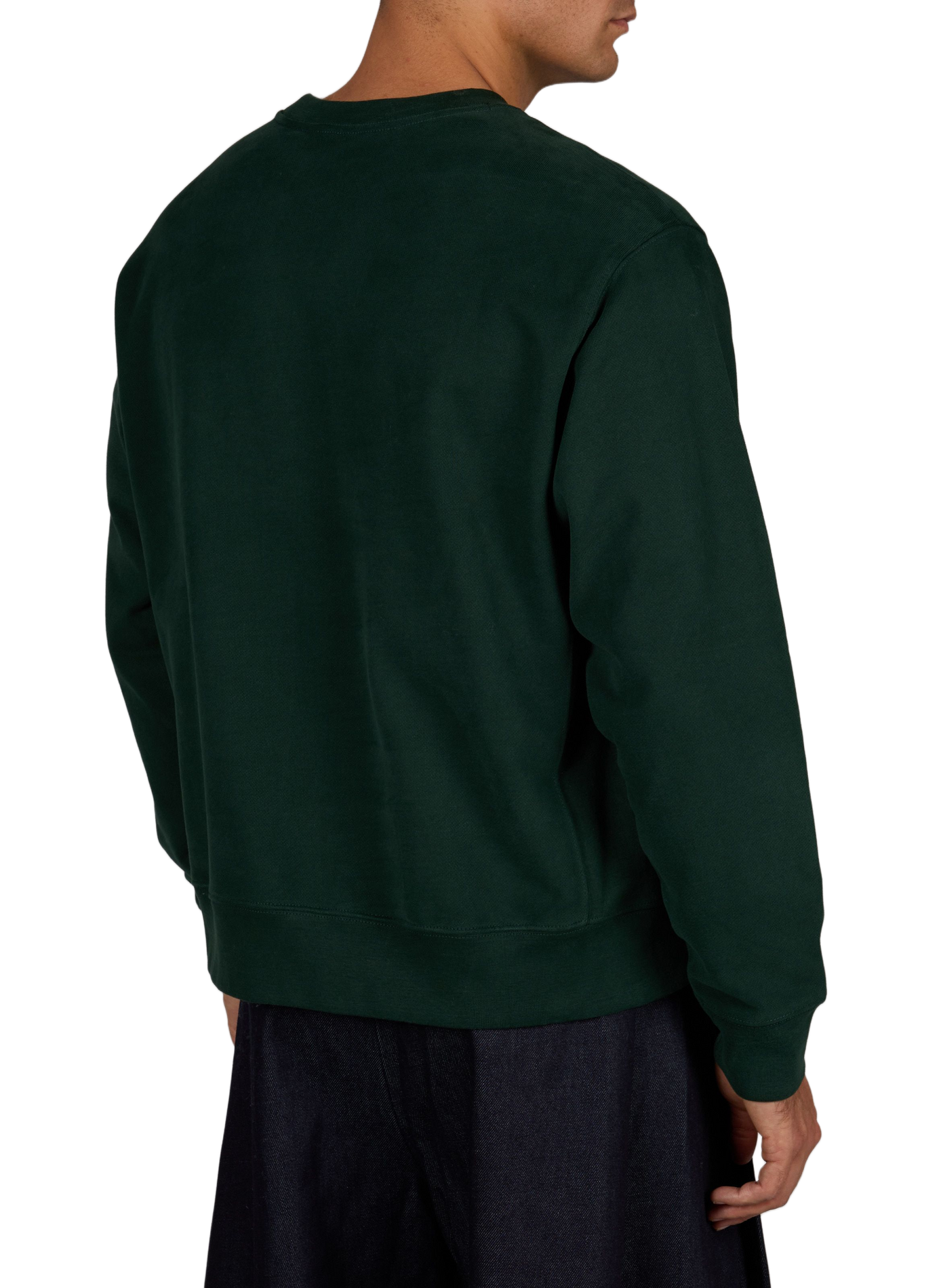 Oversized cotton sweatshirt SELECTED Green