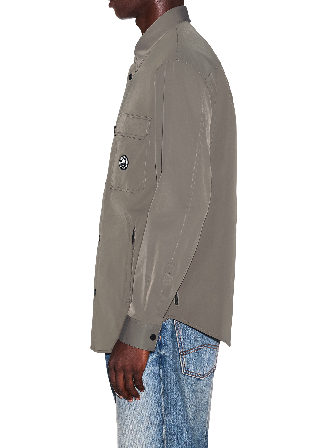 Straight logo shirt ARMANI EXCHANGE Beige