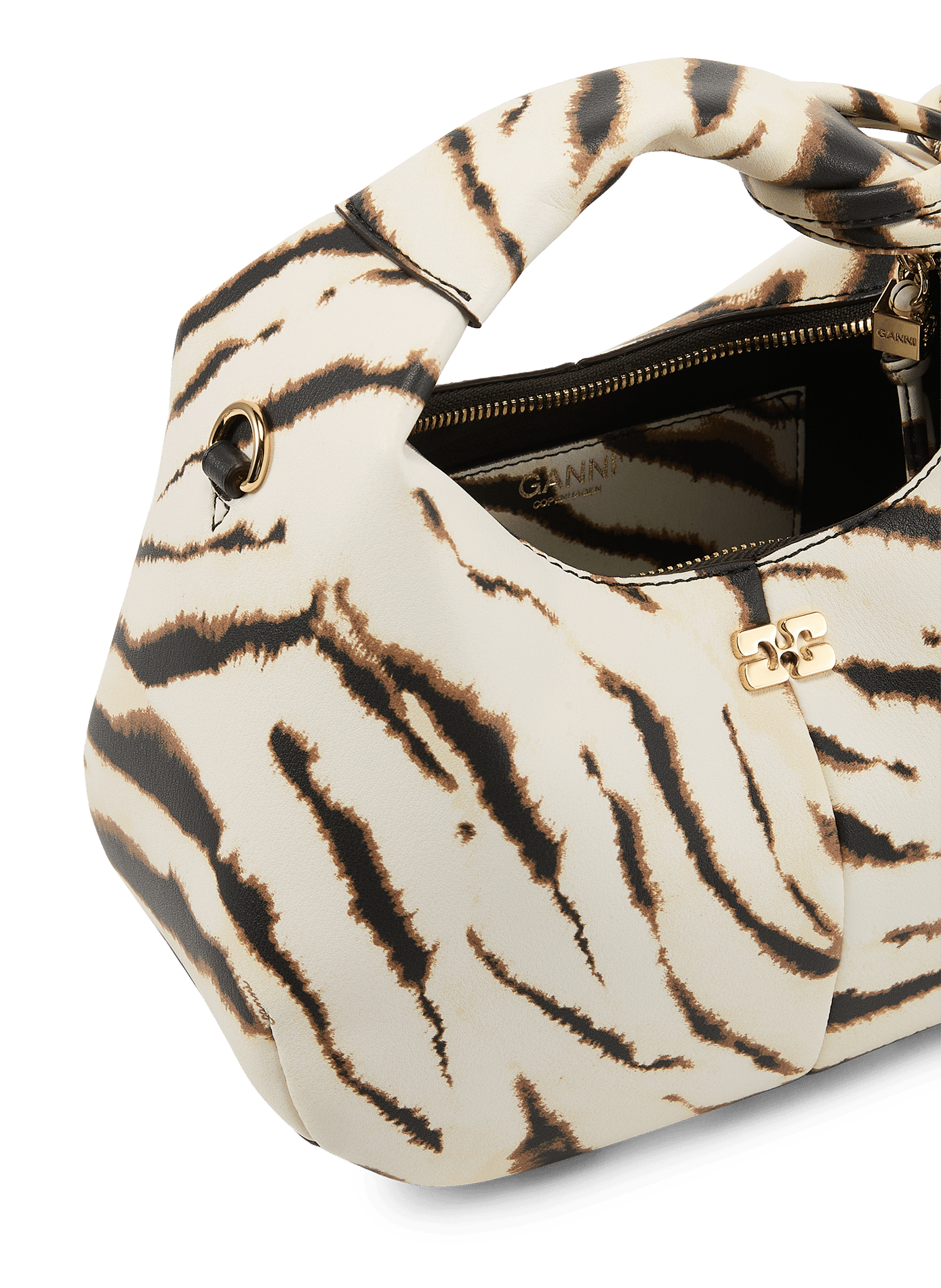 Sac à main Hobo imprimé GANNI Multicolore