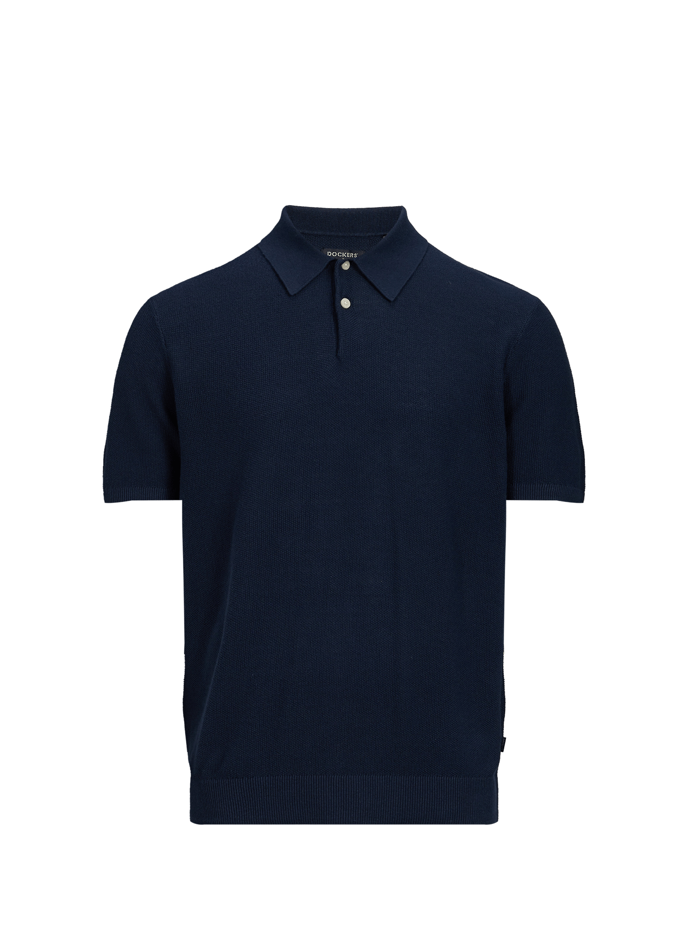 Polo a righe in misto cotone DOCKERS Blu
