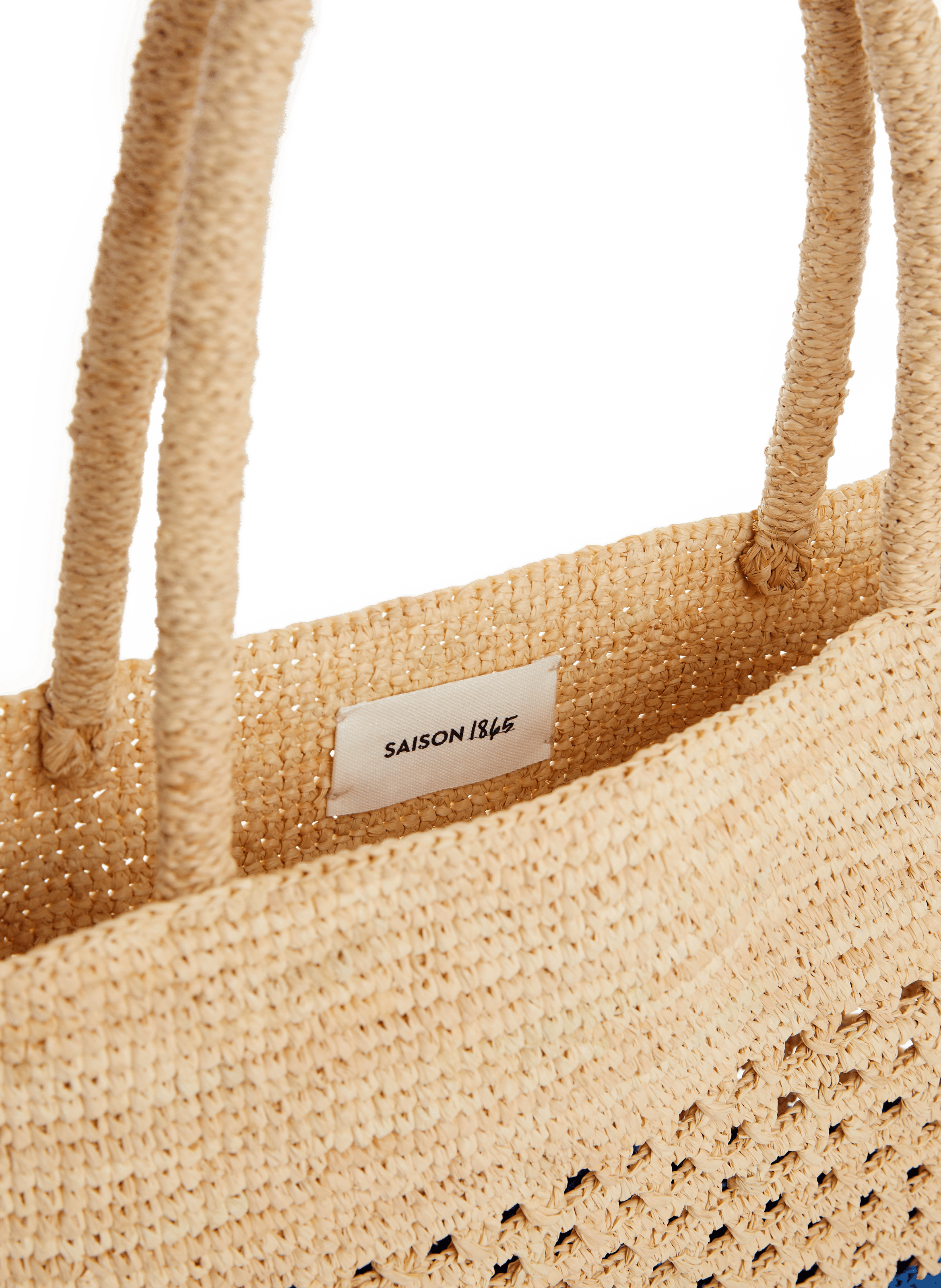 Raffia beach bag  SAISON 1865 Multicolour