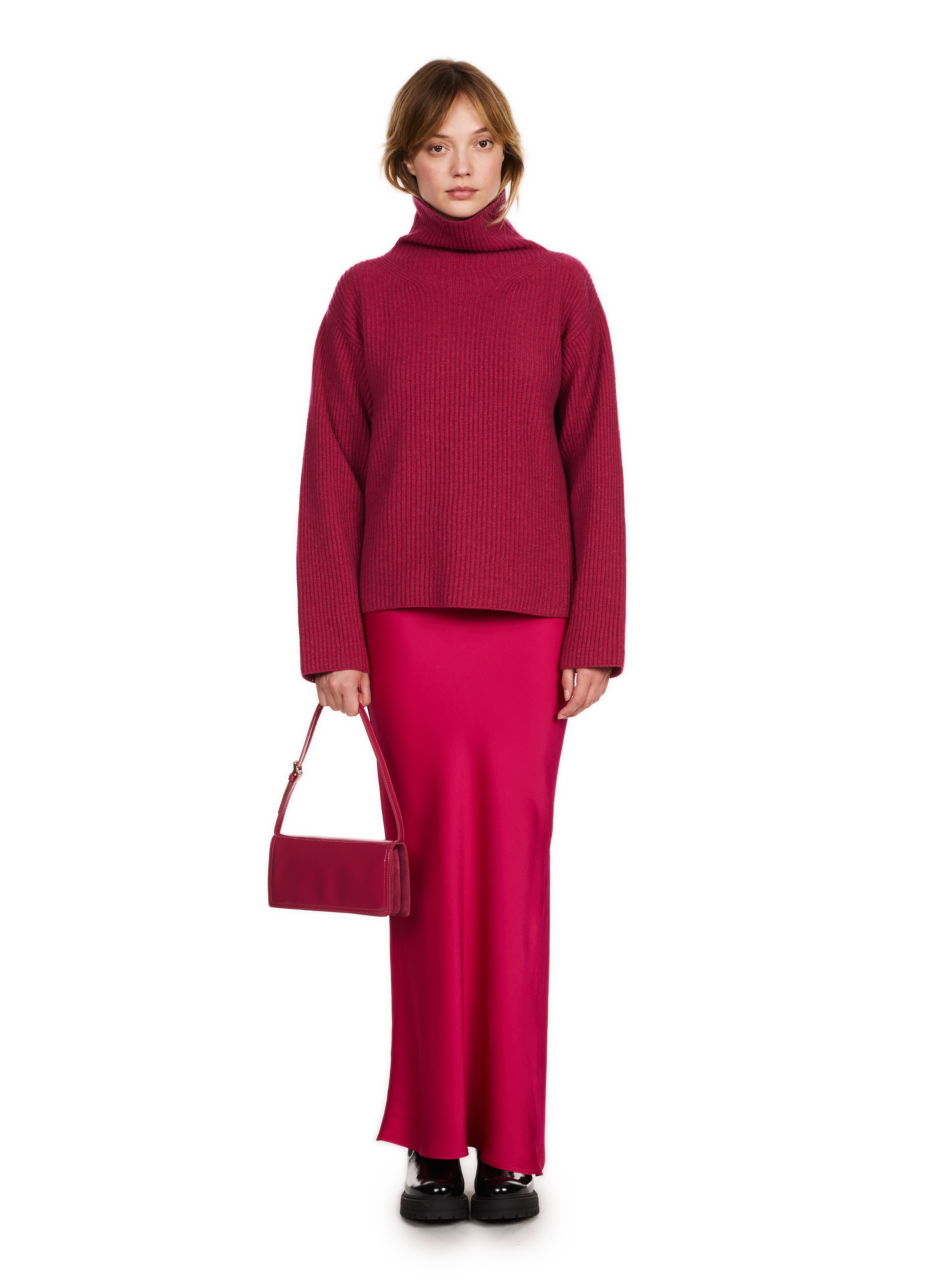 Pull en laine Seran SAISON 1865 Rose