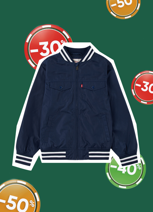 JACKPOT ! LES PÉPITES À RAFLER EN MAGASIN BLOUSON ENFANT LEVI’S KIDS ENFANT