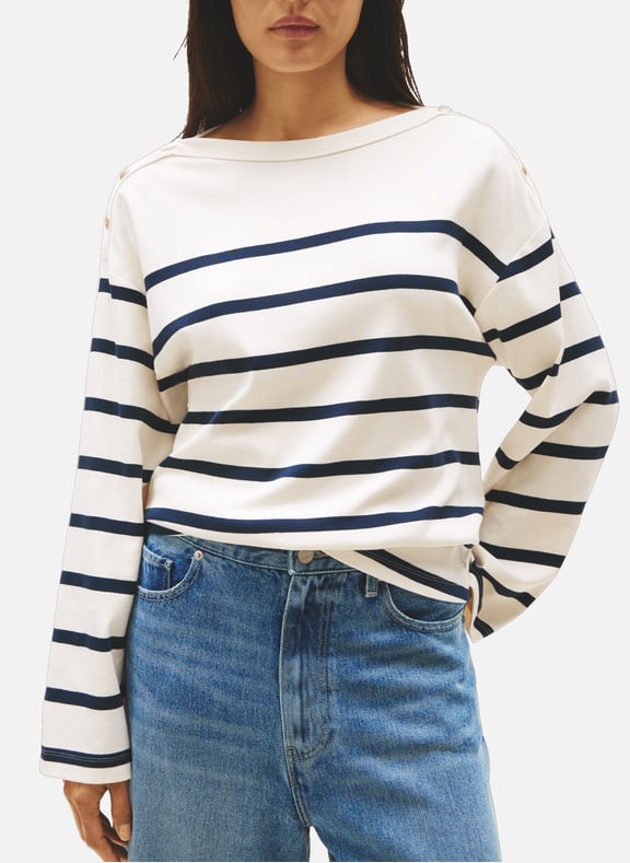 Striped cotton top Multicolour by TOMMY HILFIGER TOMMY HILFIGER Striped cotton top Multicolour