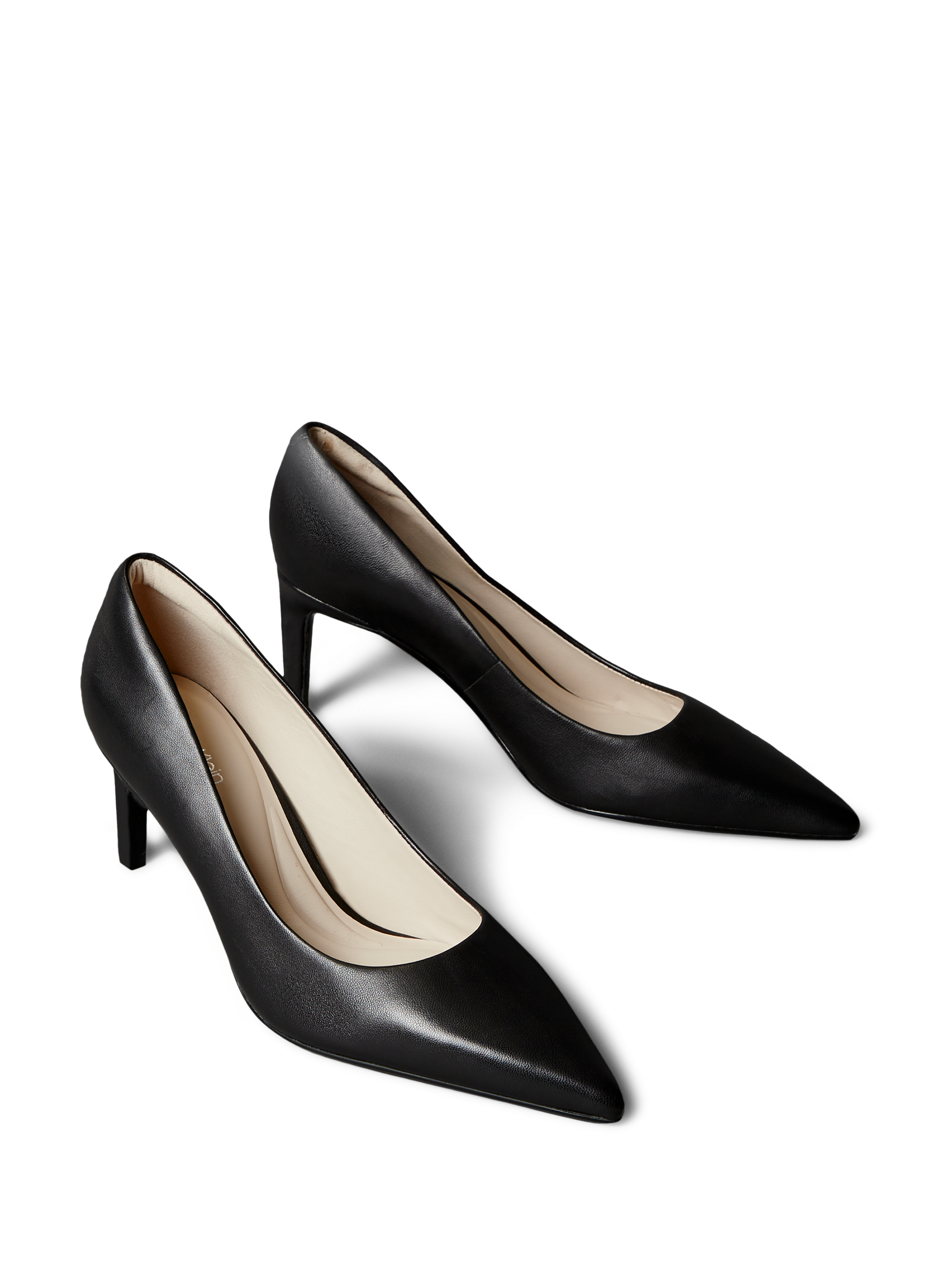 Escarpins en cuir CALVIN KLEIN Noir