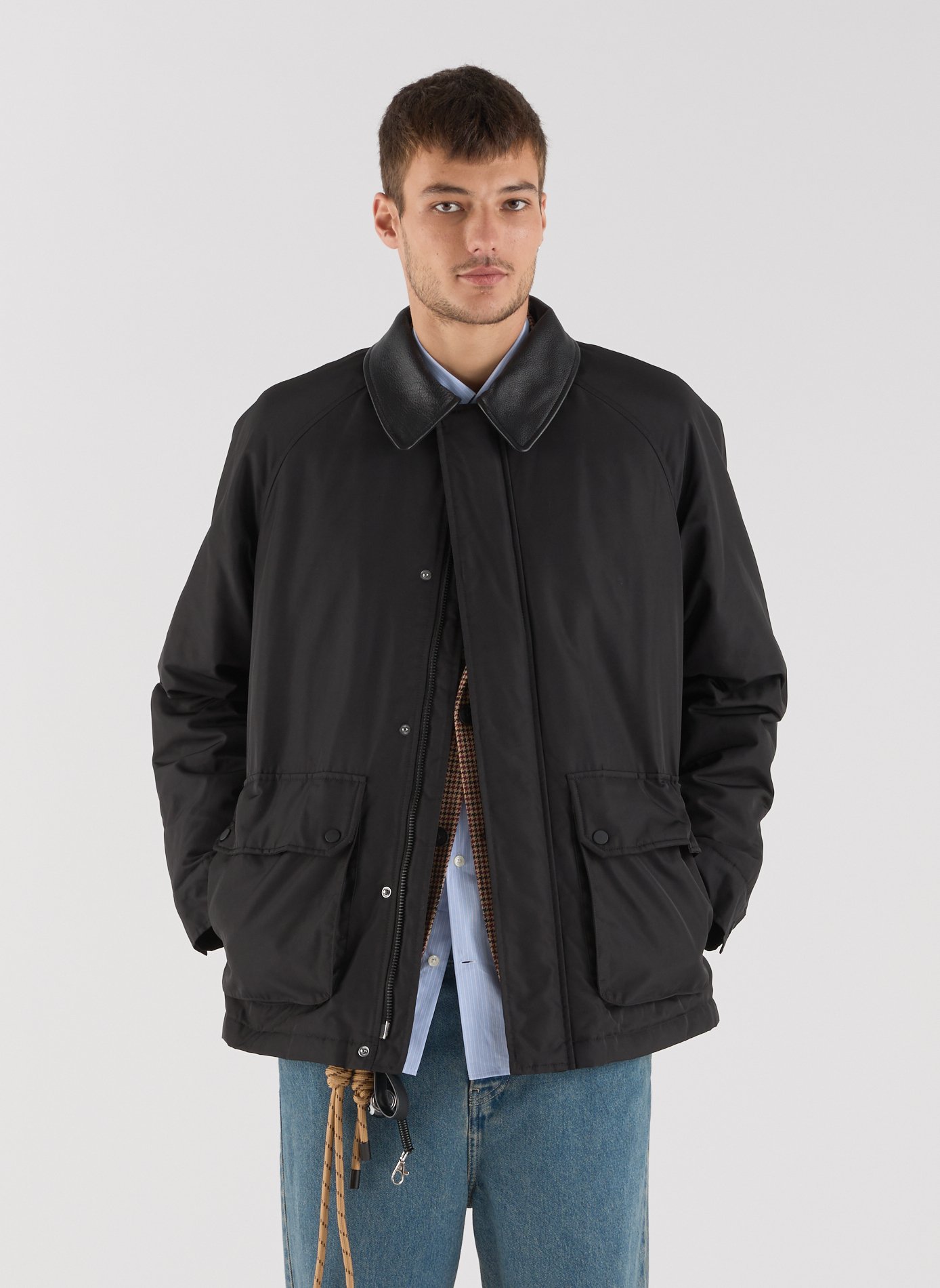 Manteau Gazed col classique  SAISON 1865 Noir