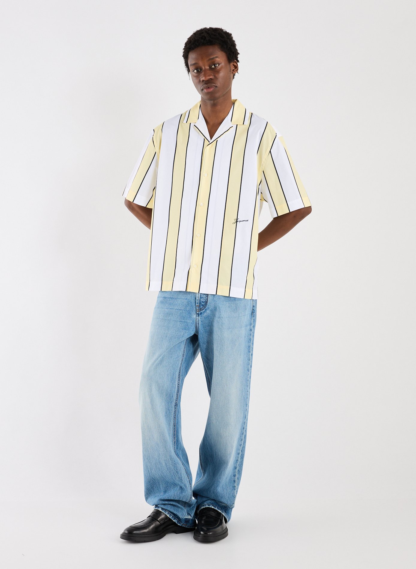 The denim shirt in cotton JACQUEMUS Multicolour
