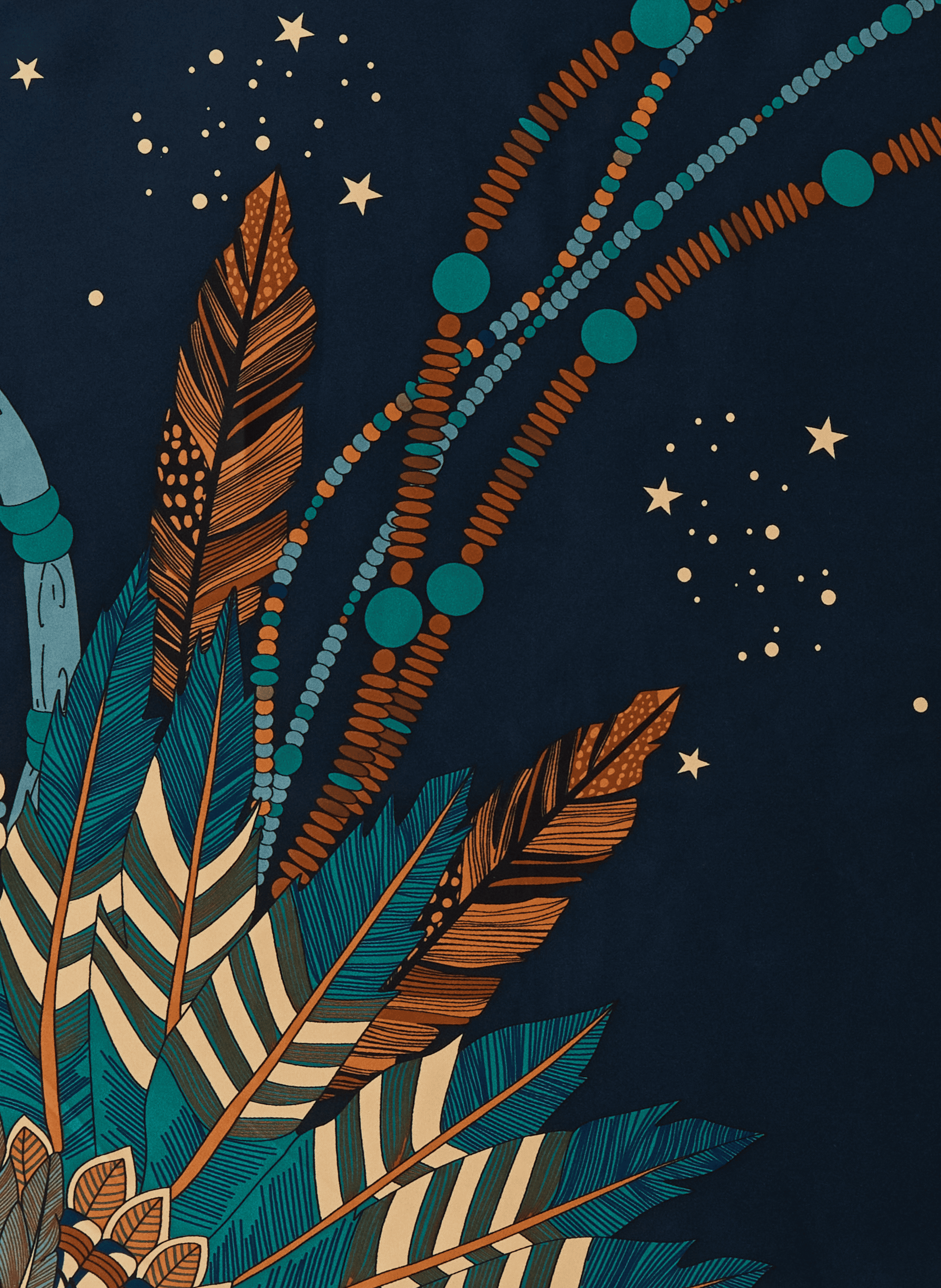 Foulard à imprimé WILD Bleu