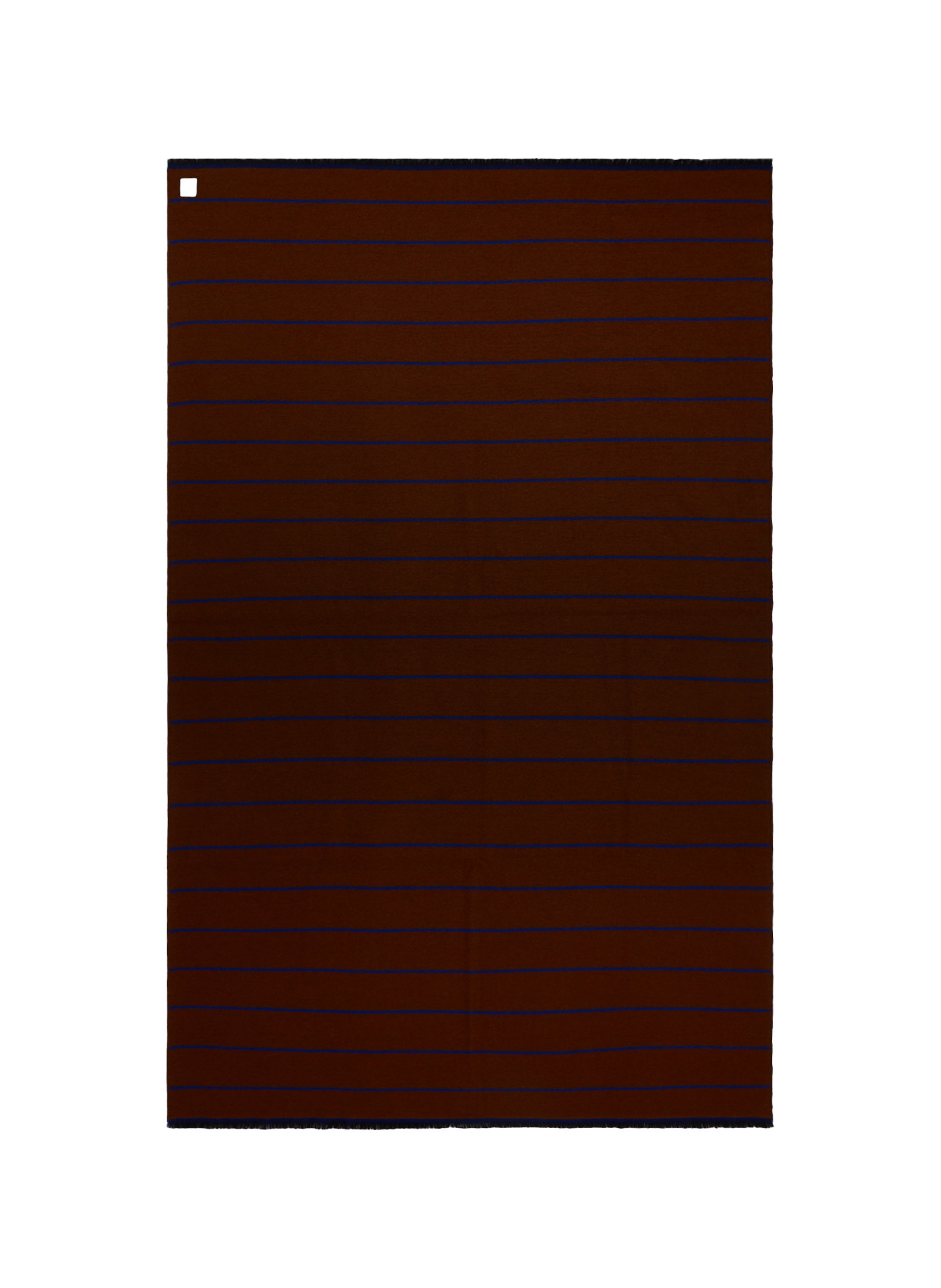 Plaid à motif rayé AU PRINTEMPS PARIS Bleu