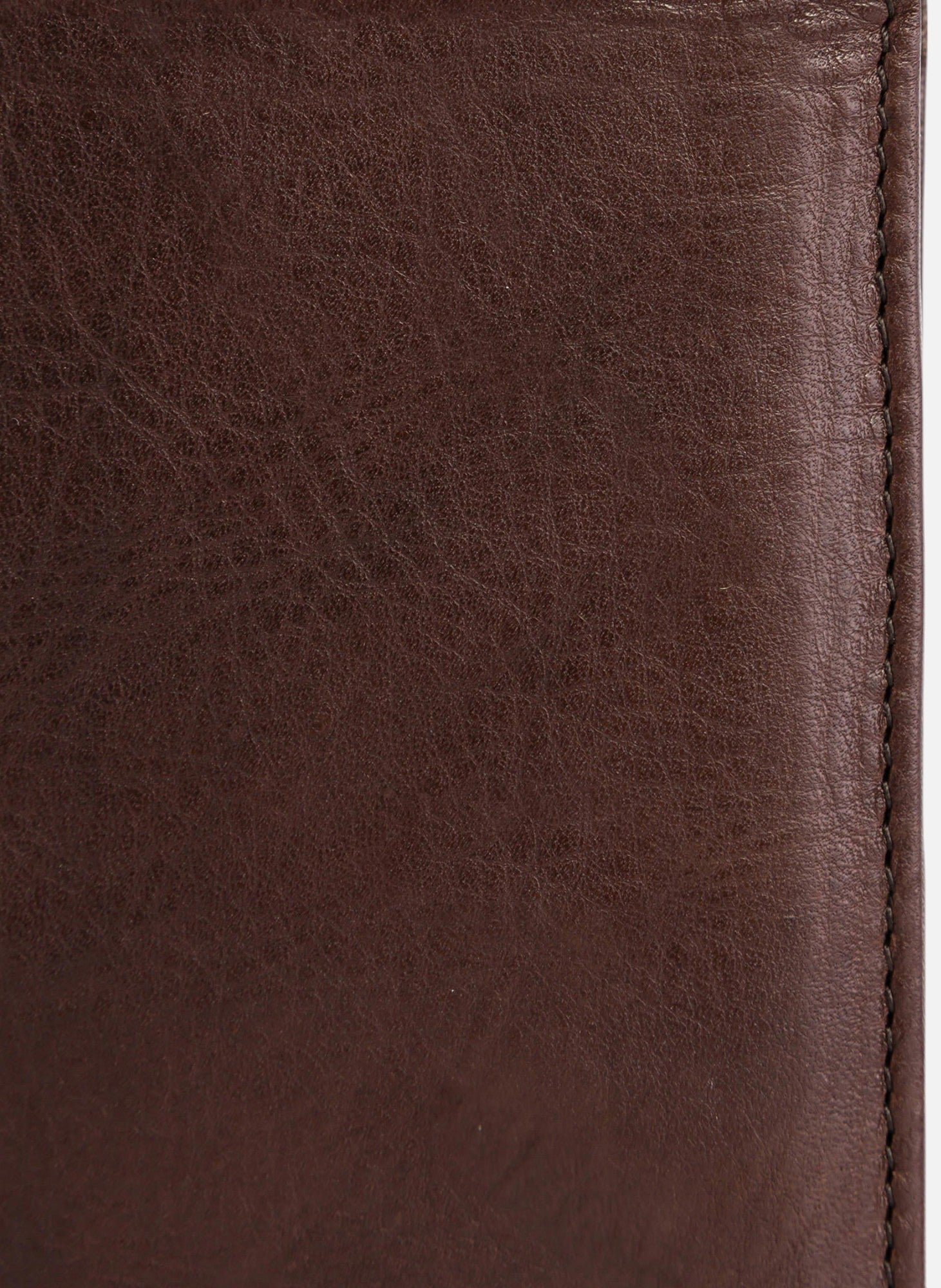 Grand portefeuille vertical zippé 3 volets gary en cuir huilé LE TANNEUR Marron