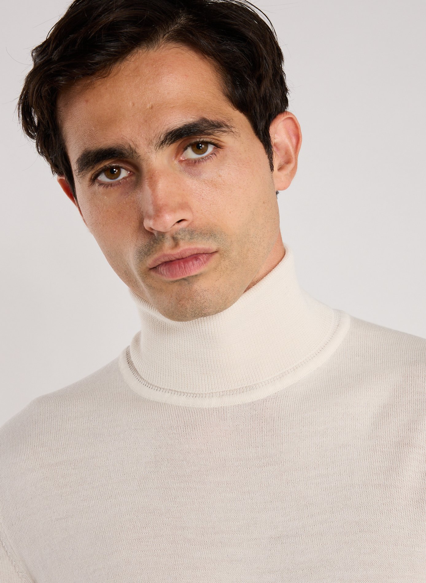 Roll-neck wool Jumper  FACONNABLE White