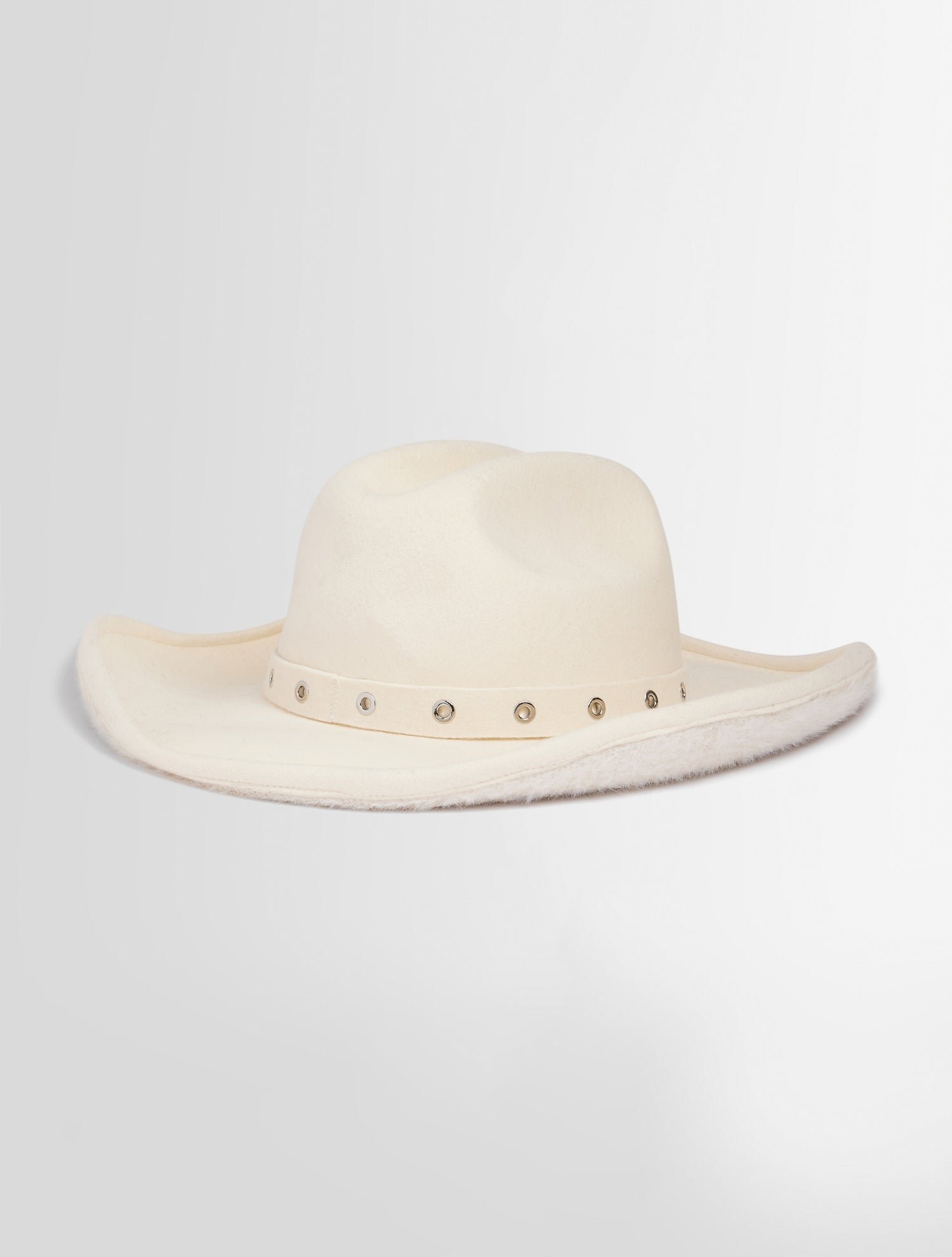 Chapeau cowboy coupe regular FUSALP Blanc