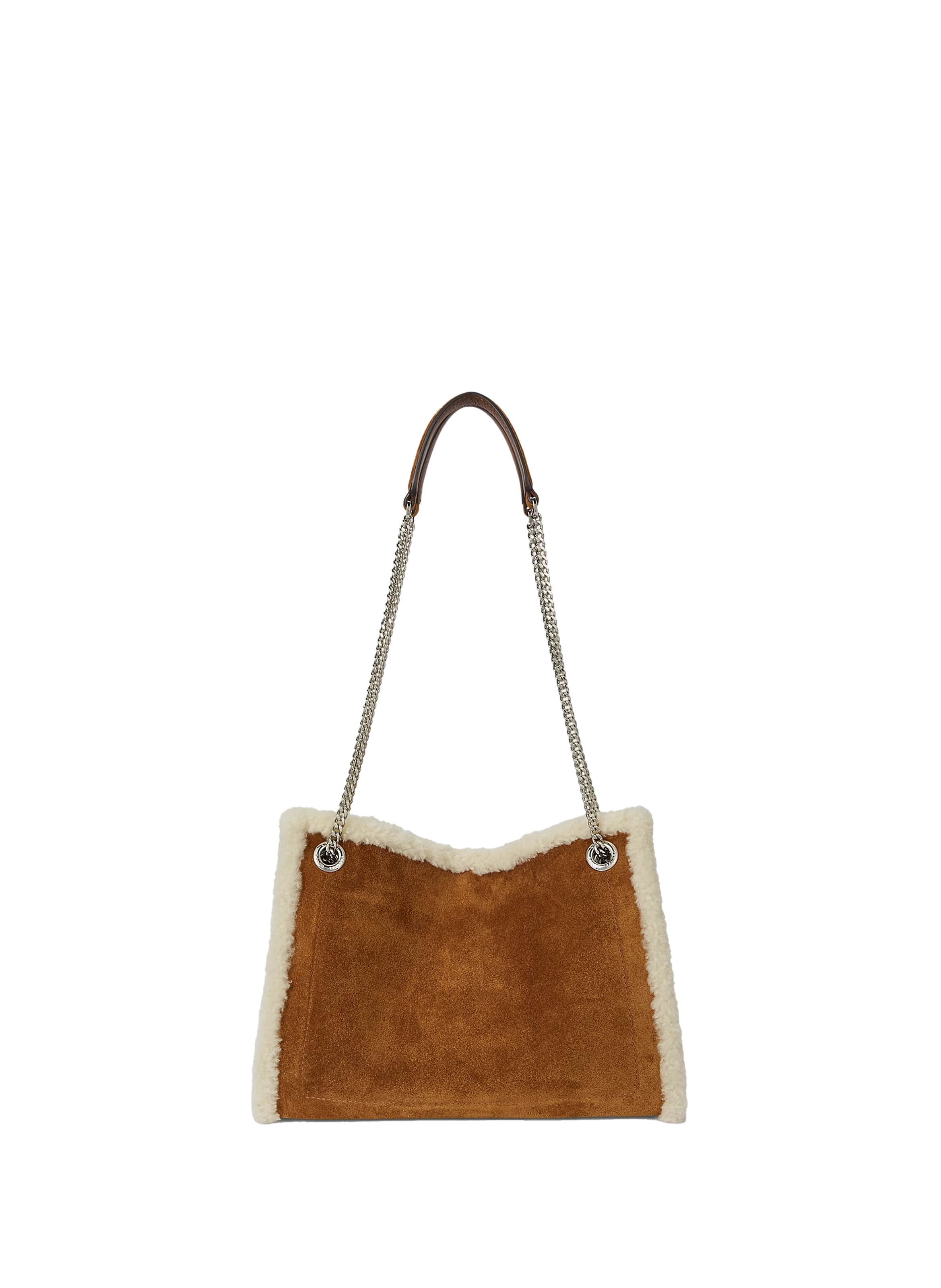 Sac cabas en cuir de vache LAUREN Marron