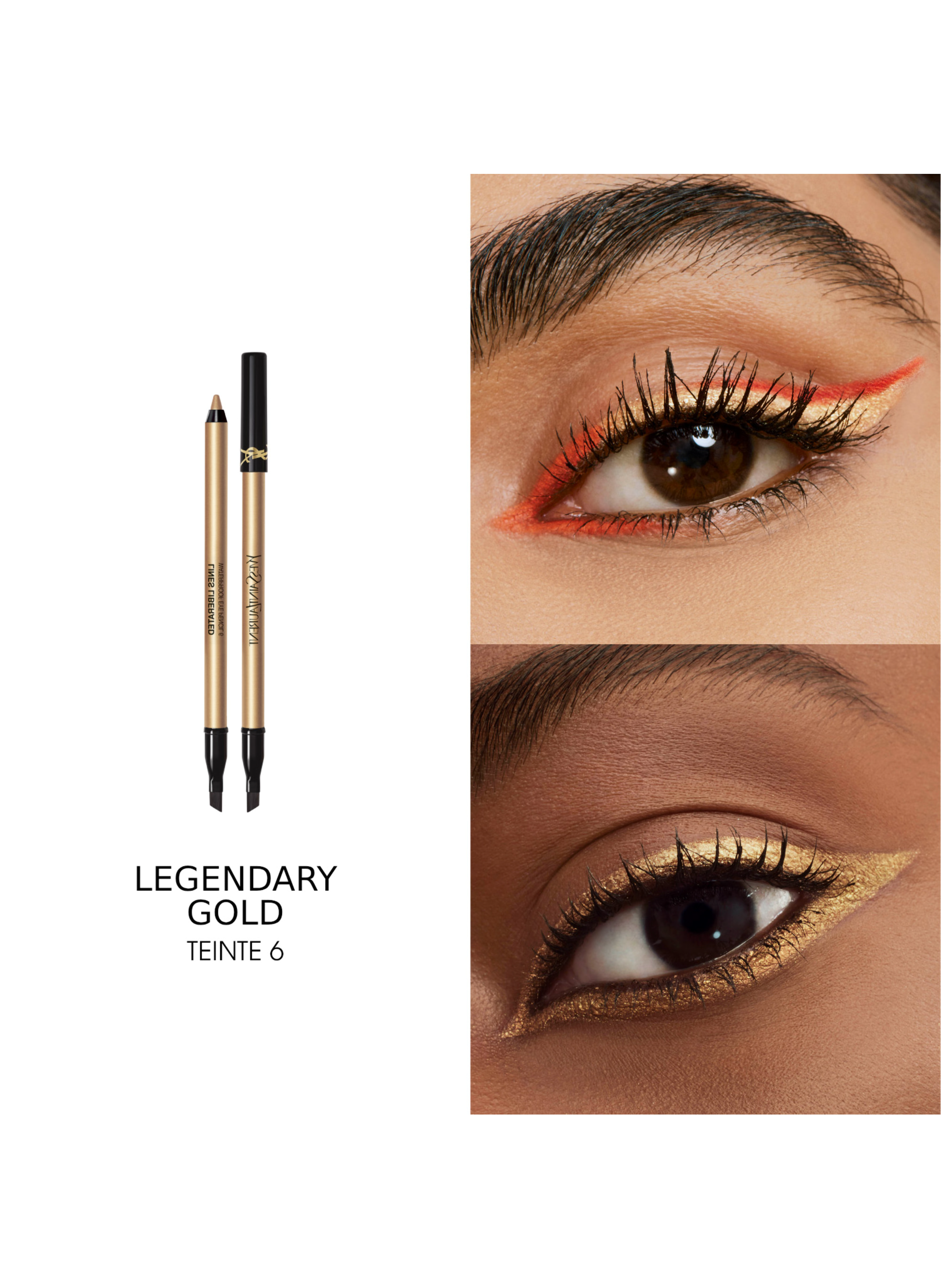 YSL Lines Liberated Crayon yeux waterproof YVES SAINT LAURENT Legendary gold