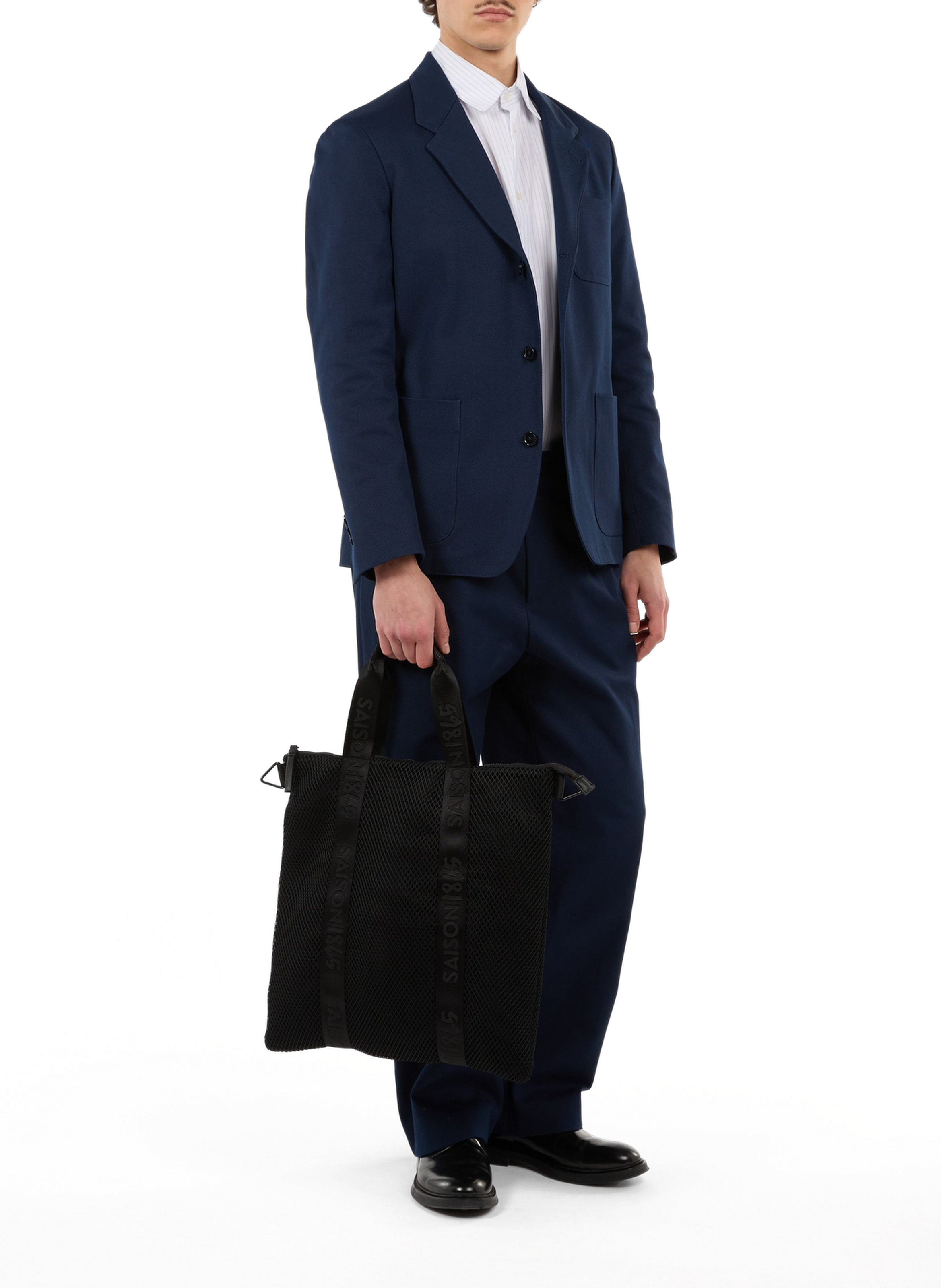 Mesh tote bag SAISON 1865 Black