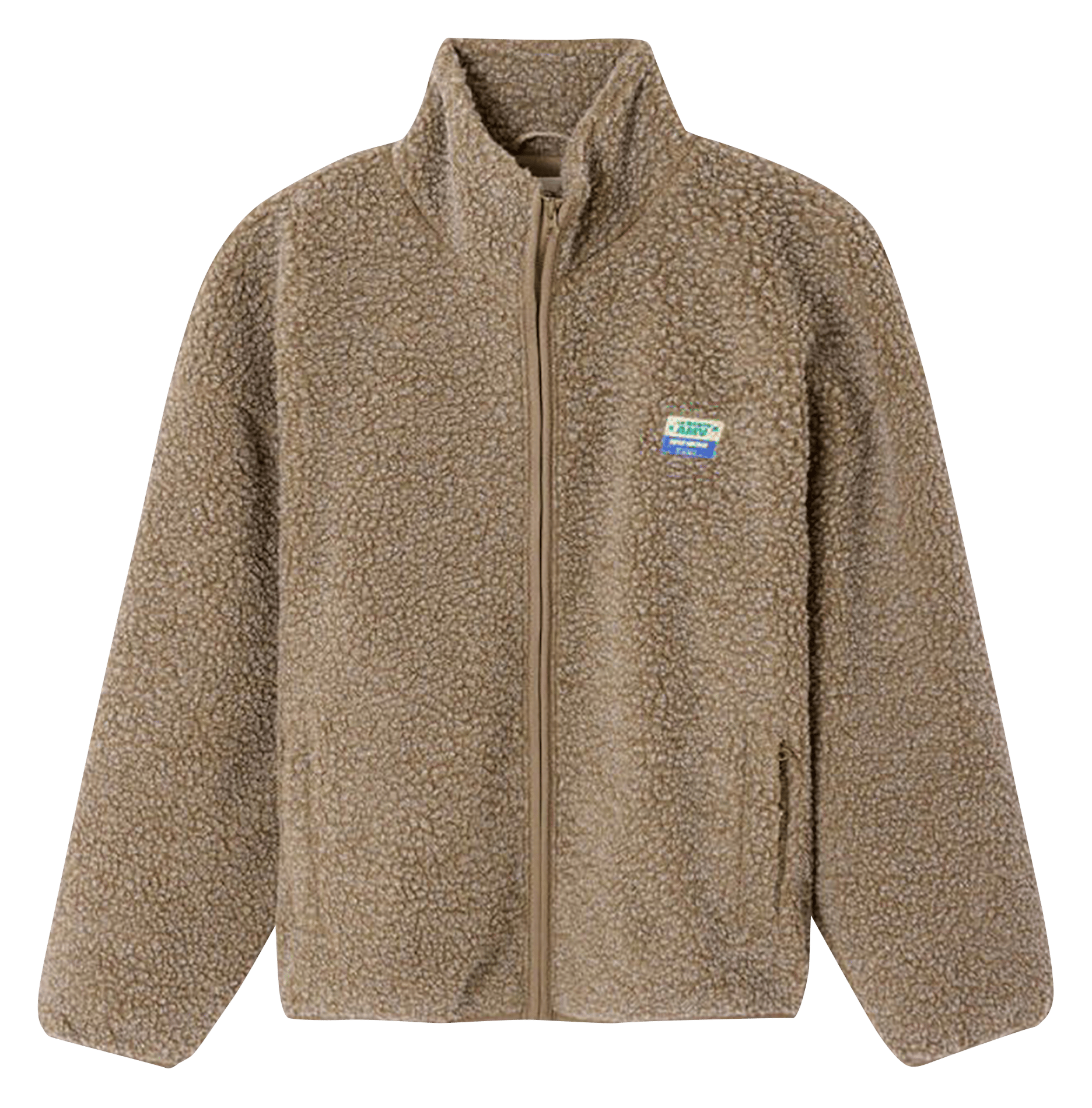 Veste col montant en sherpa hoktown AMERICAN VINTAGE Marron