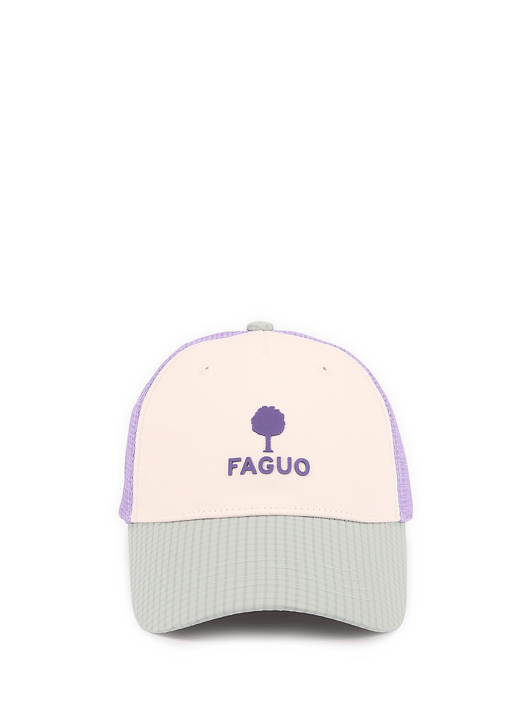 Casquette bi-matière à logo FAGUO Multicolore