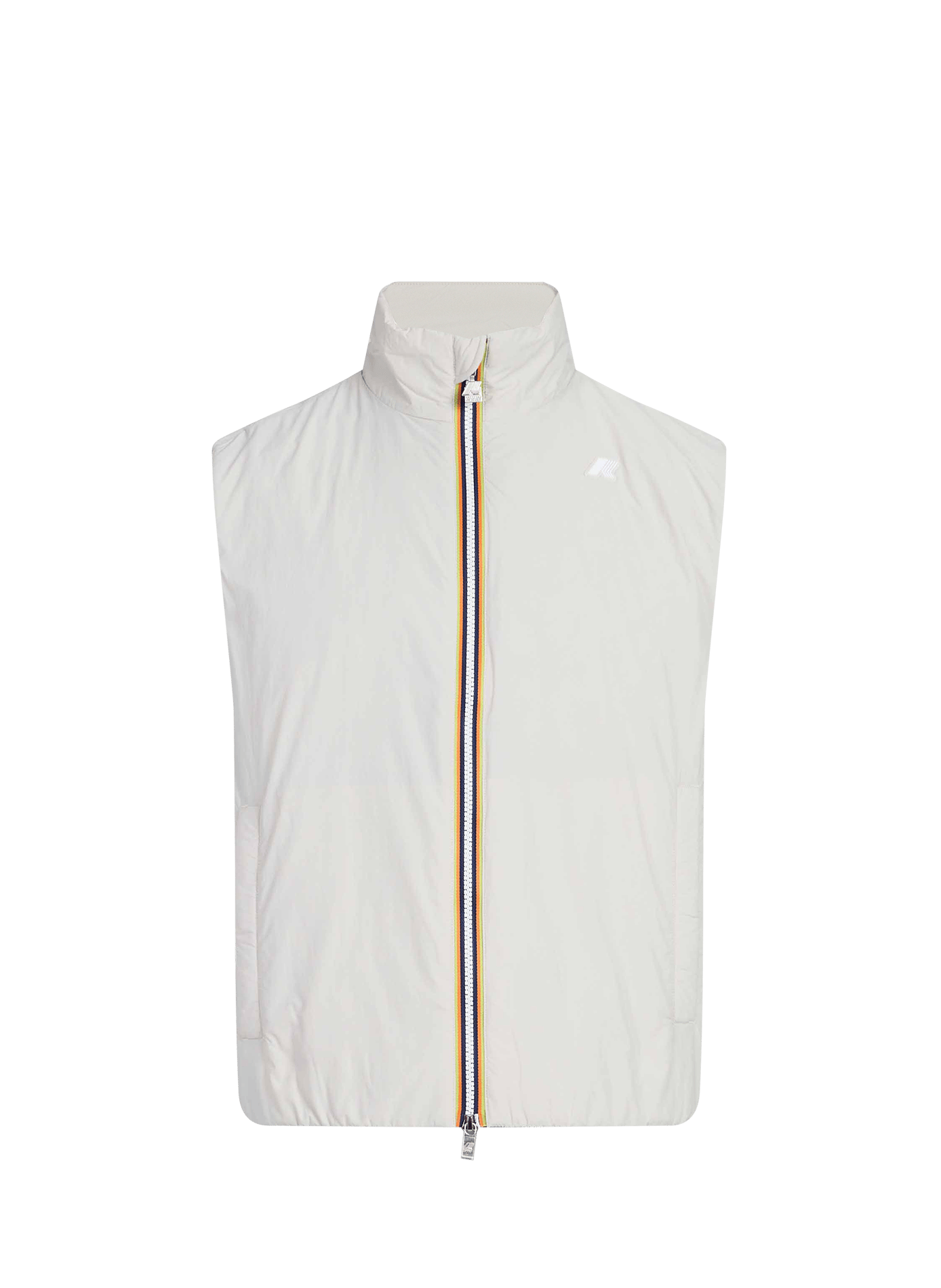 Veste sans manche à logo K-WAY Beige