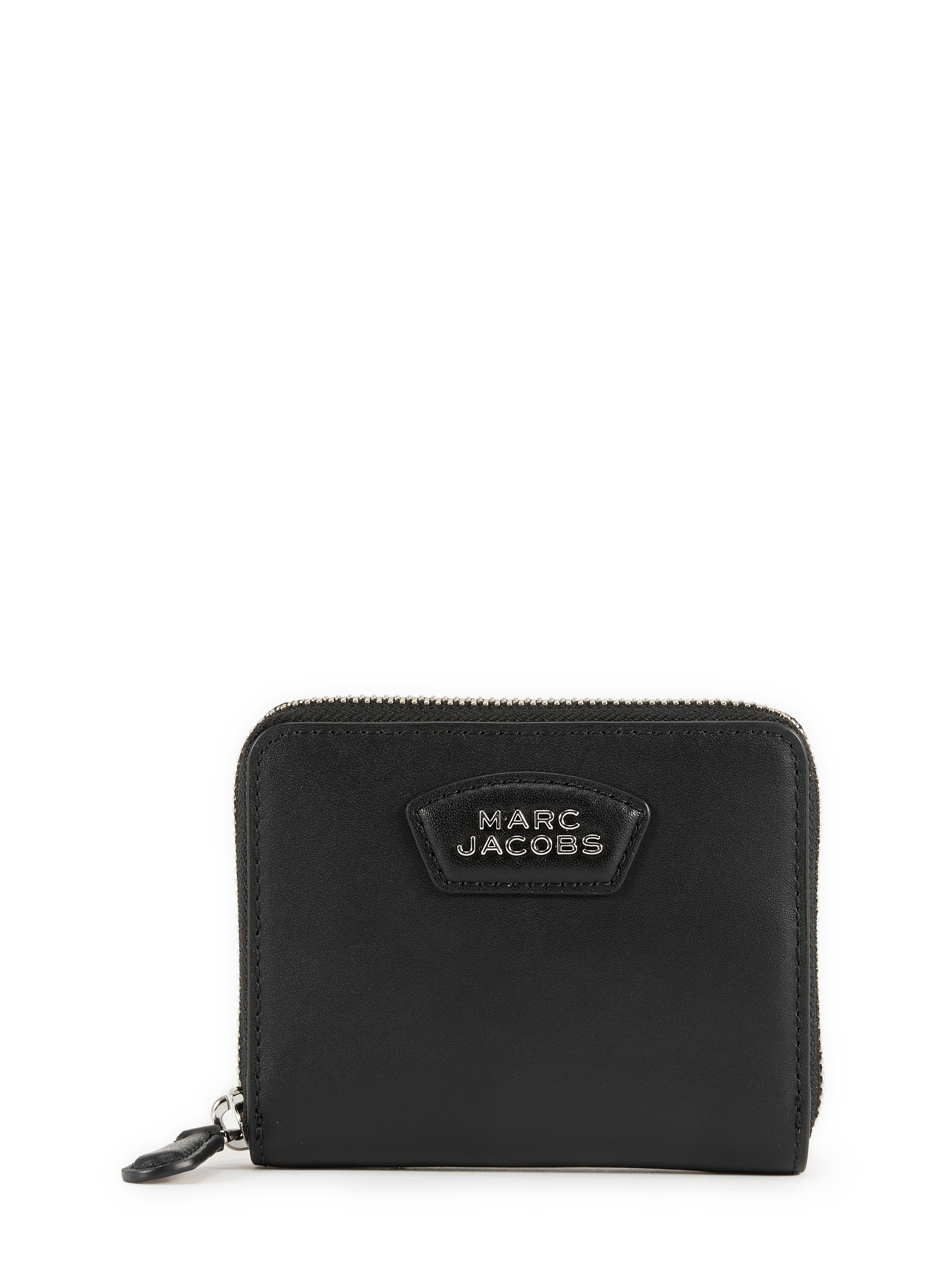 The Everyday Slim Compact Leather Wallet MARC JACOBS Black