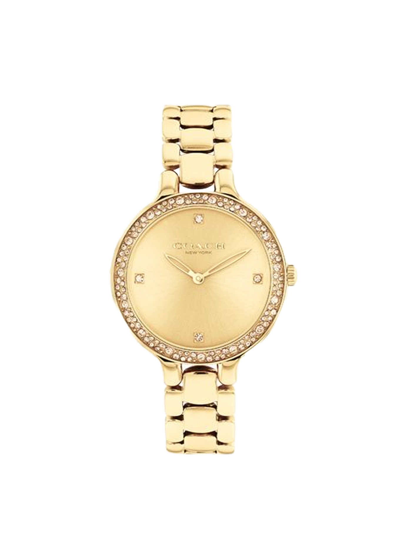 Montre quartz Chelsea en acier inoxydable COACH MONTRES Doré