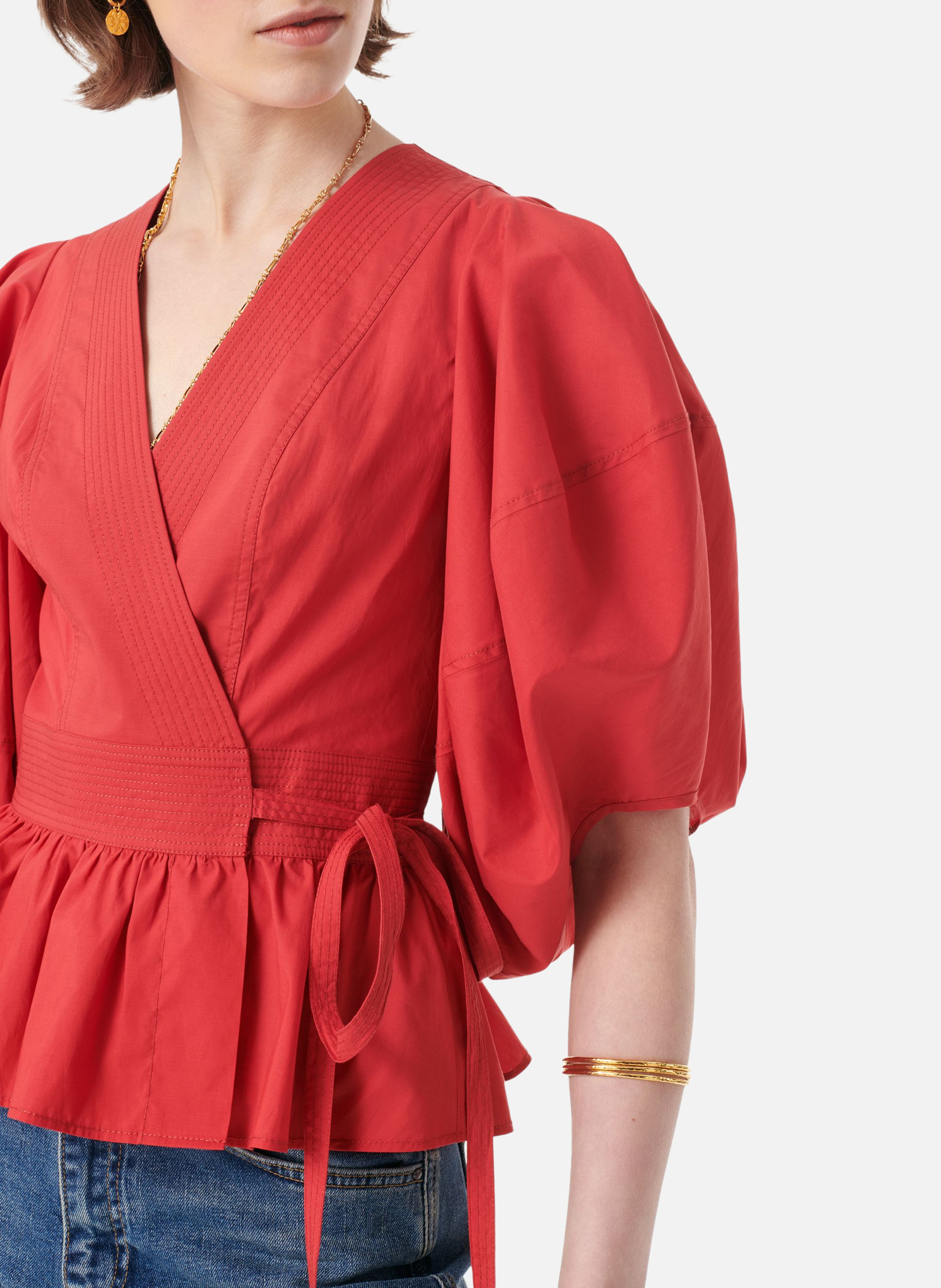 Blouse gunner VANESSA BRUNO Rouge