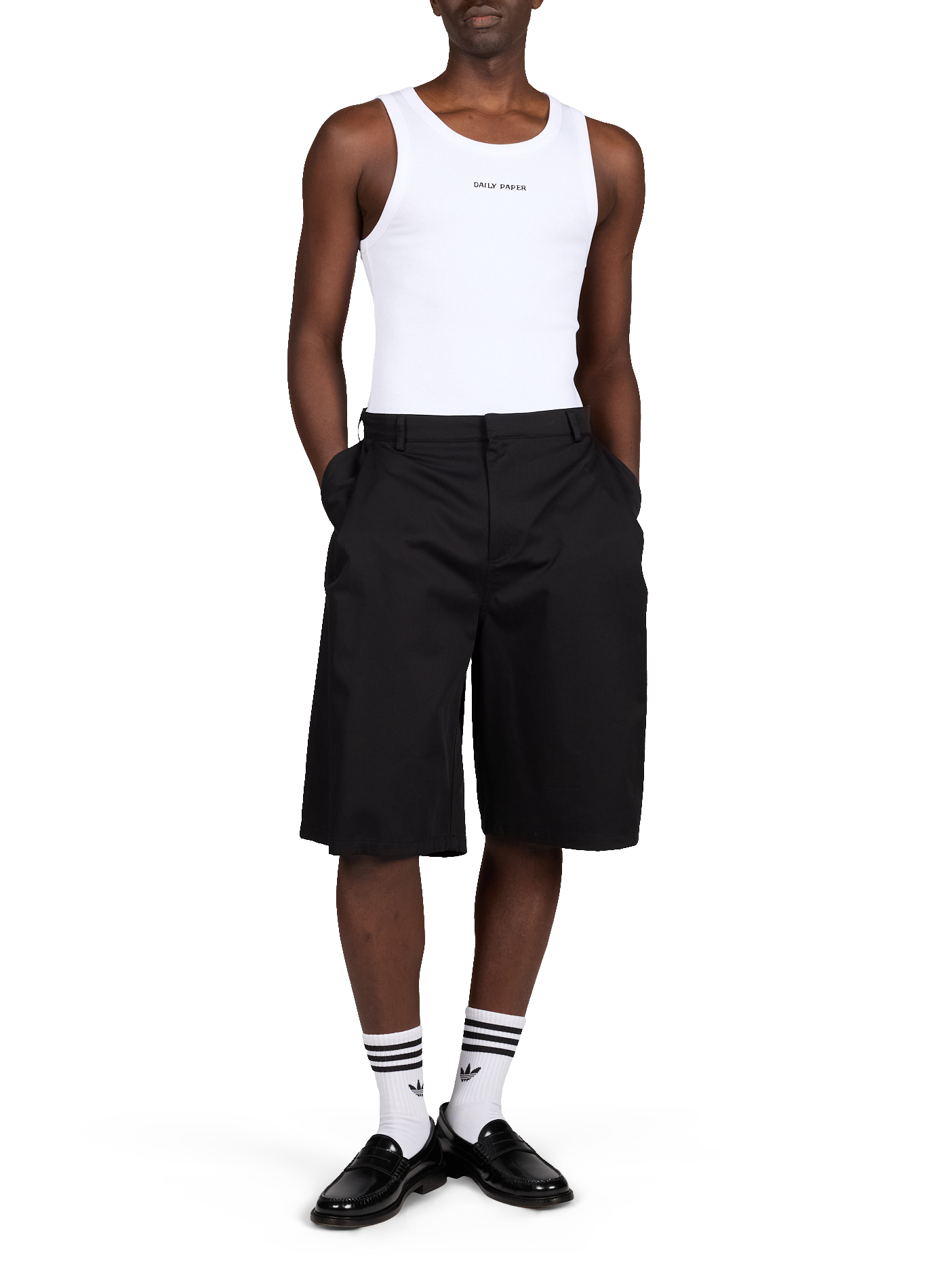 Débardeur à logo en coton DAILY PAPER Blanc