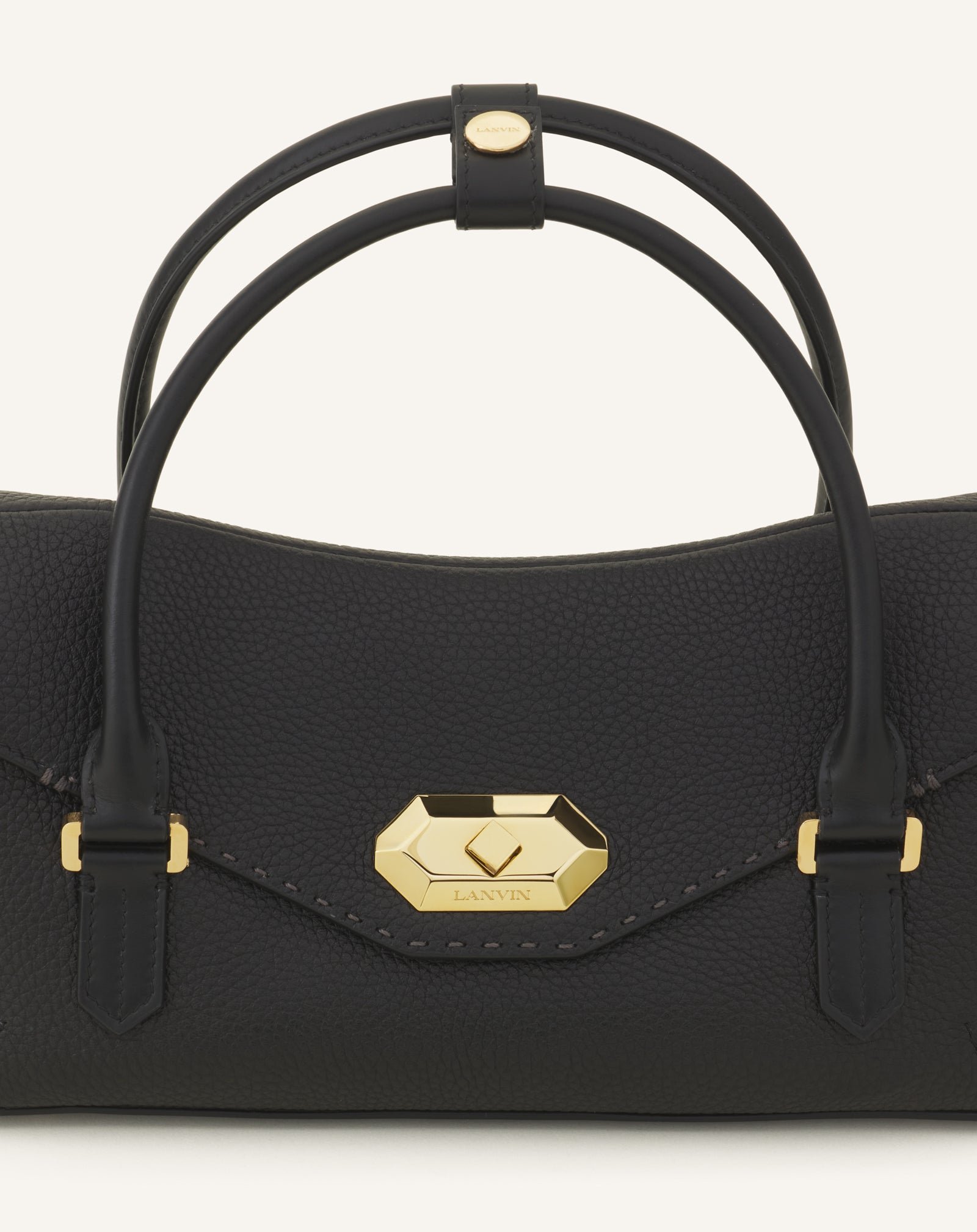 Sac le confident by lanvin 26 en cuir LANVIN Noir