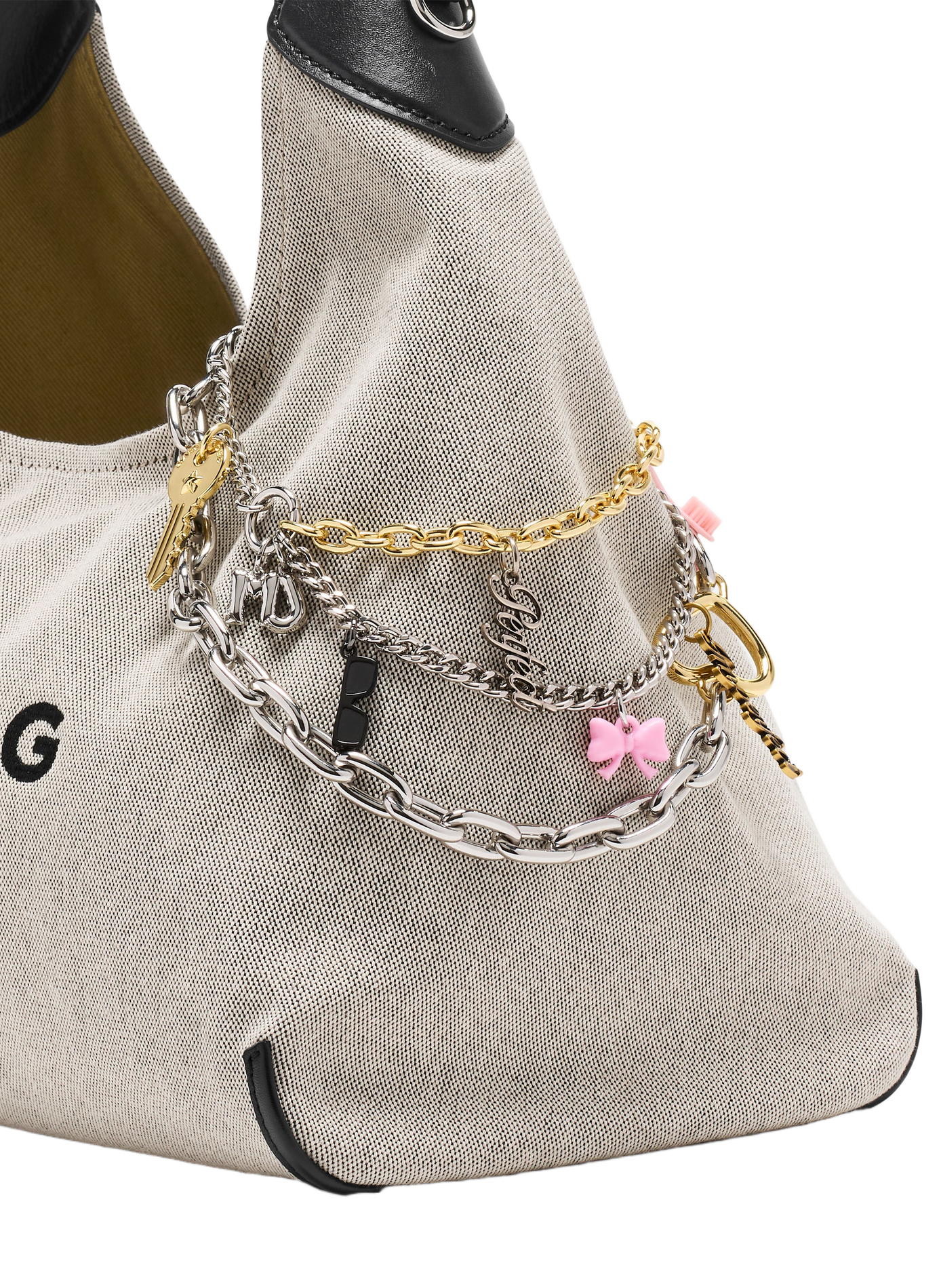 Taschenanhänger Kette The Perfect Imperfect MARC JACOBS Silber