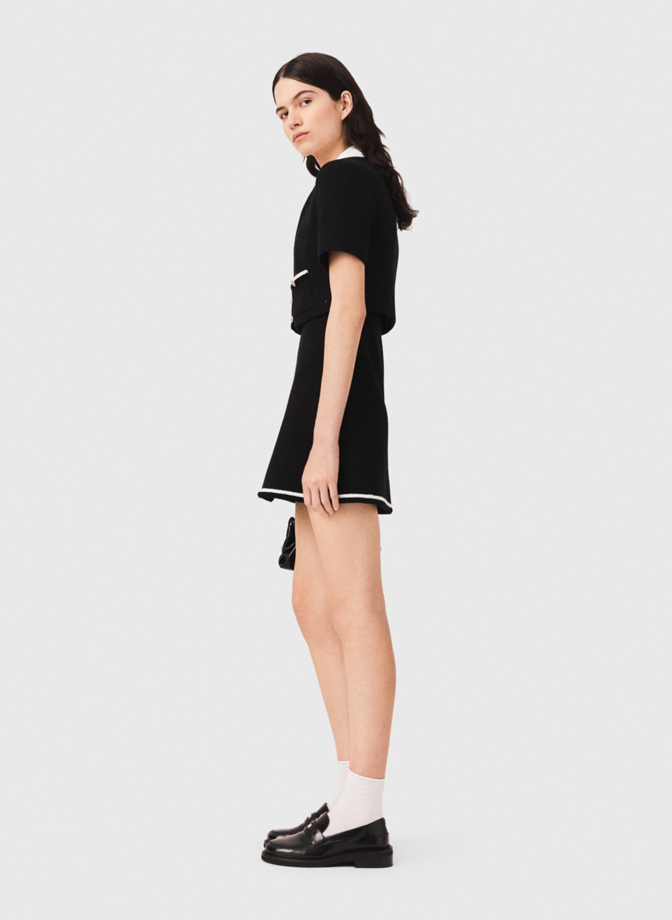 Robe courte MAJE Noir