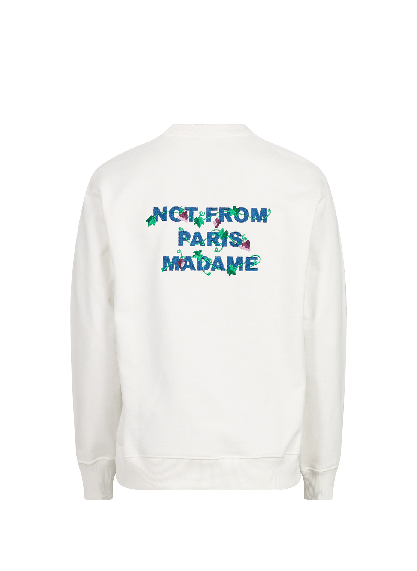 Cotton sweatshirt DROLE DE MONSIEUR White