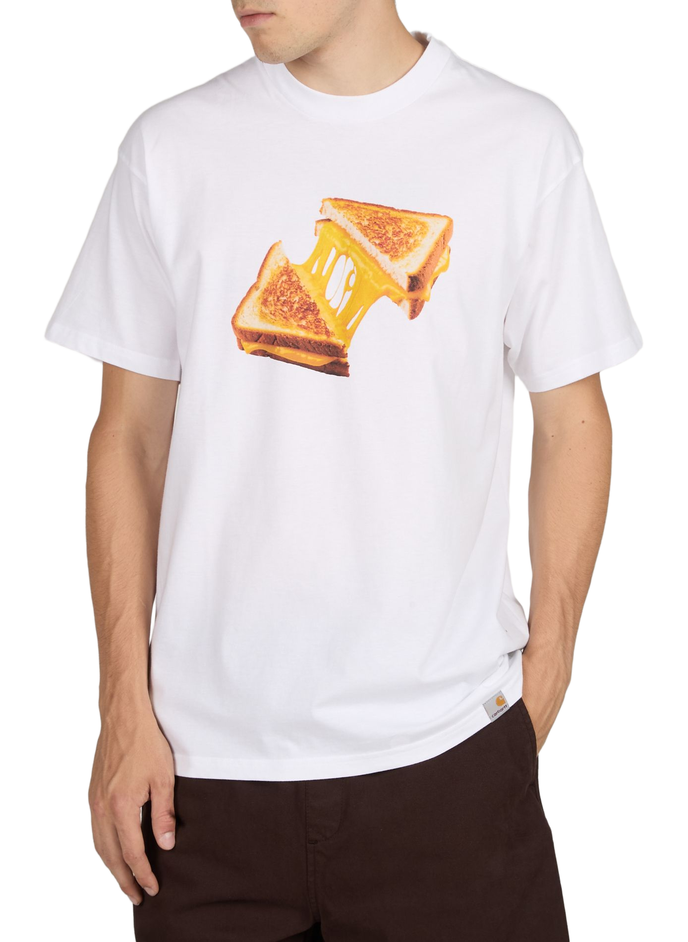 Spot-print cotton T-shirt | White CARHARTT WIP Men