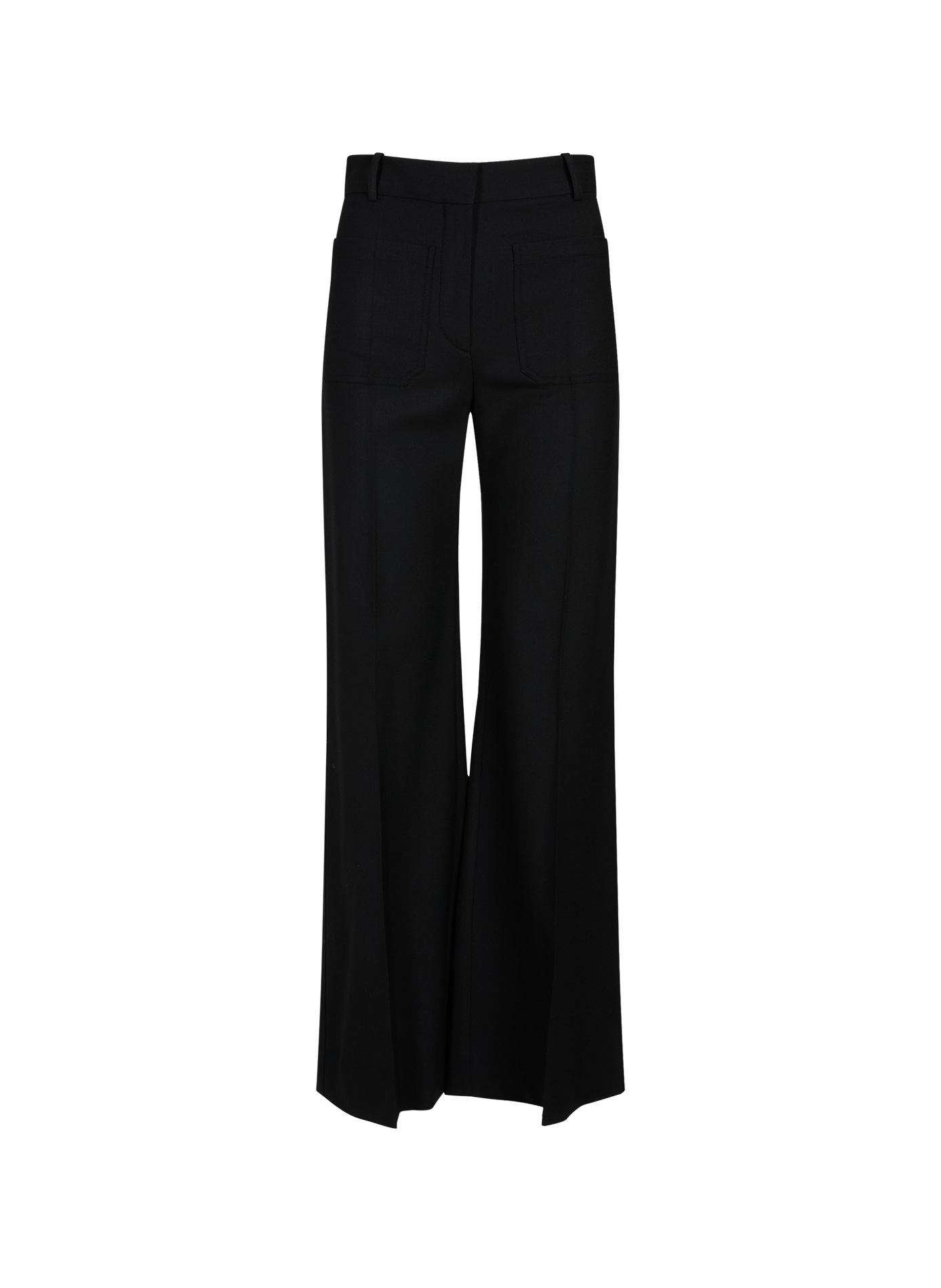 Alina high-waisted pleated trousers VICTORIA BECKHAM Black