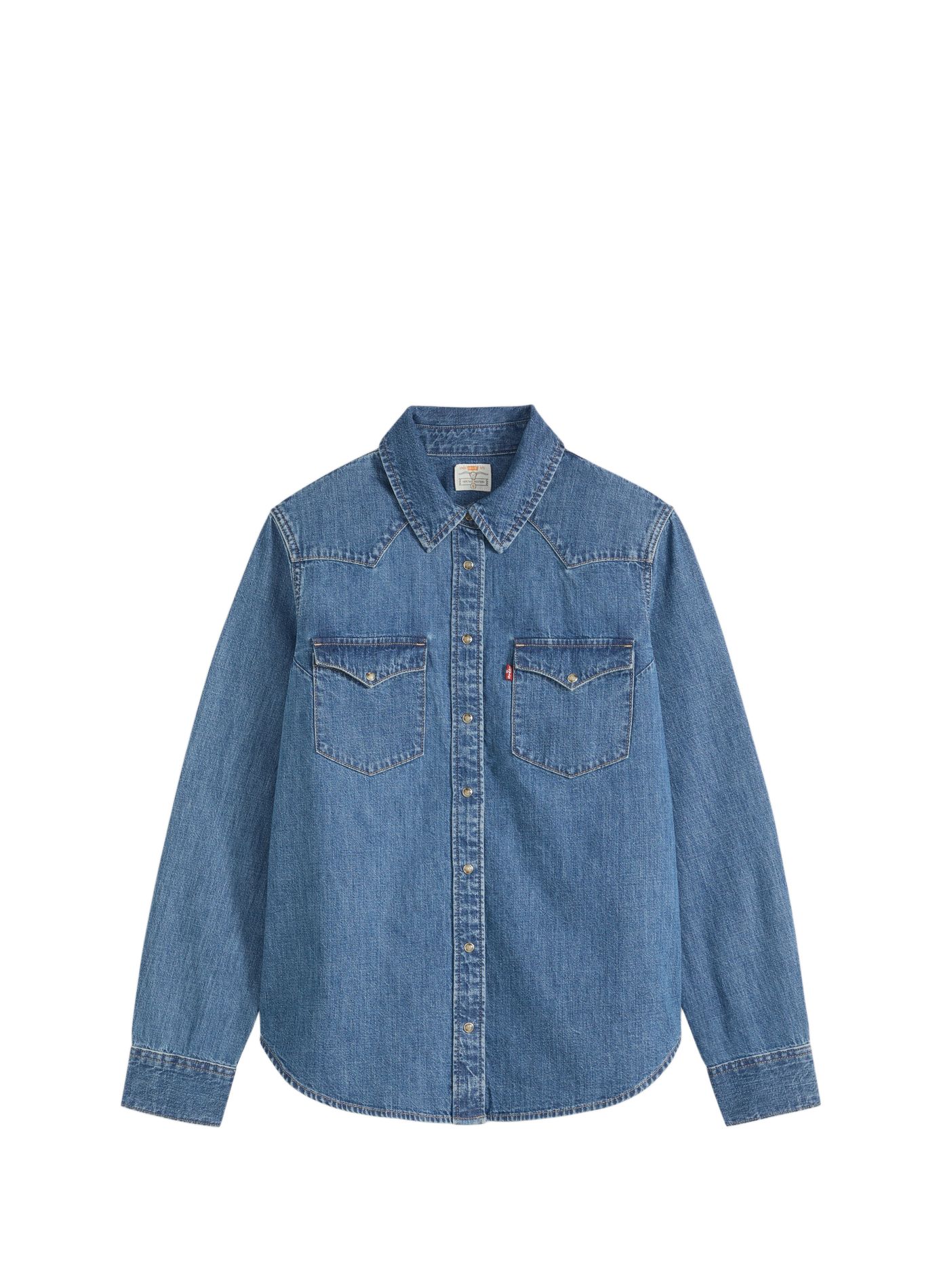 Overhemd Heritage Western van katoenen denim LEVI'S Blauw
